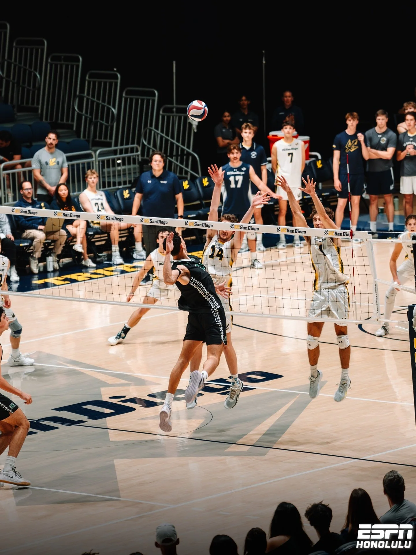 ʻBows sweep the Tritons in their opening matchup against UCSD.

Final: 25-21 | 25-18 | 25-21

Catch tomorrow&rsquo;s game by listening live with @tifferspxp at 3:45 pm on ESPN Honolulu 1500 AM / 92.7 FM

📸: @shootahsav