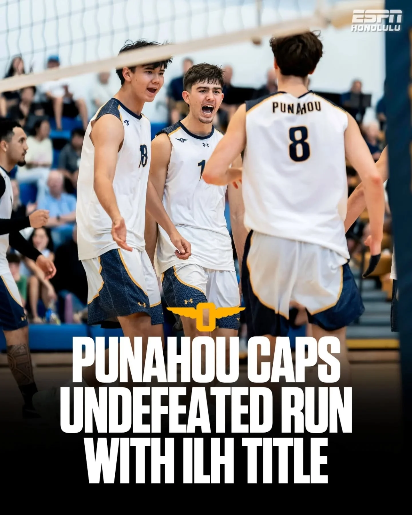 Punahou leaves no doubt.

The Buff 'N Blue finish a perfect 13-0 season with a sweep of Mid-Pacific (25-15, 25-22, 25-23) to secure the ILH championship. 🏆🏐

Next up: the state tournament.

📸 @yasunariphotography