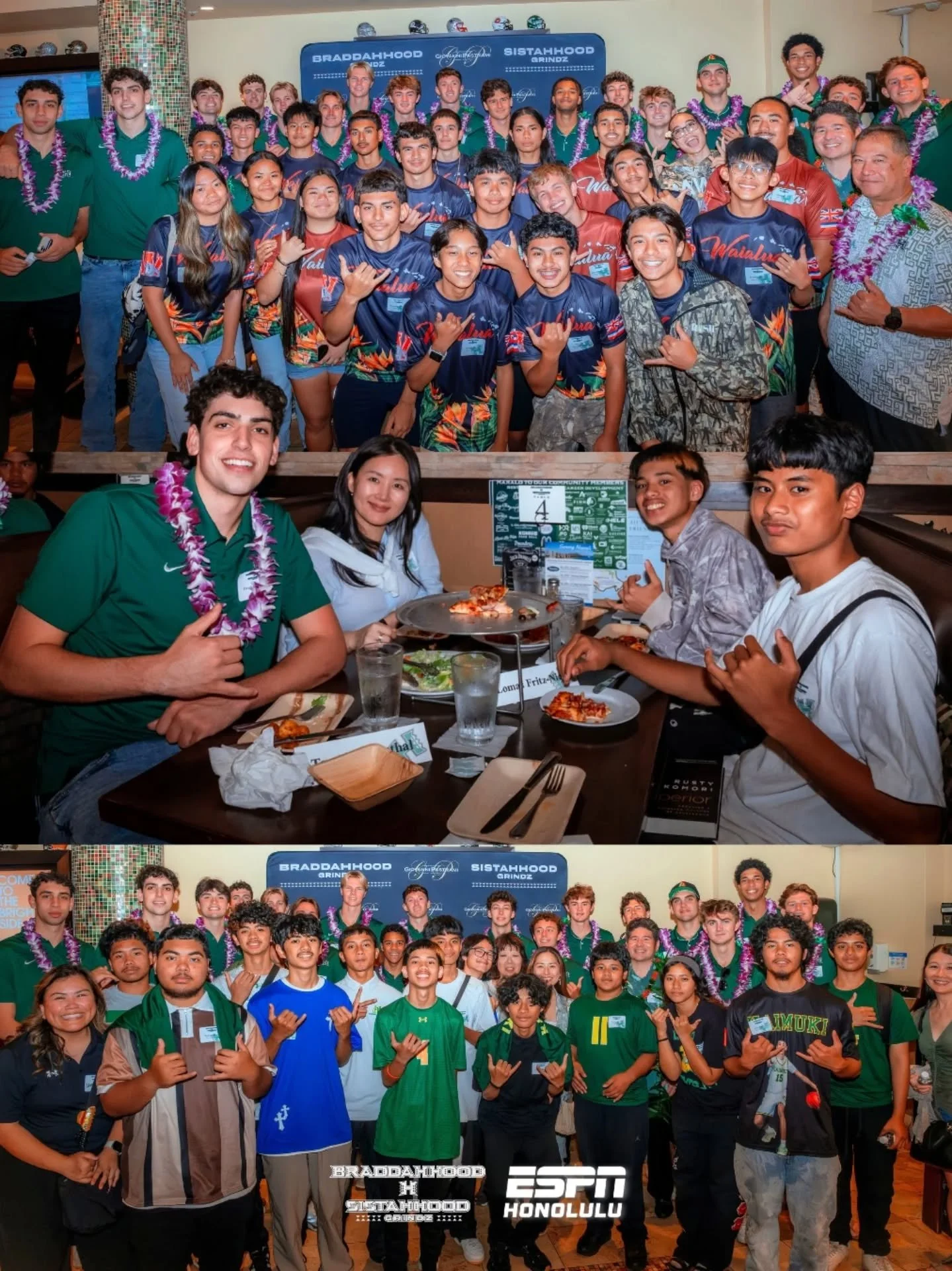 UH Men&rsquo;s Volleyball joined the Kaimuki and Waialua volleyball teams at the Braddahhood &amp; Sistahhood Grindz event at Giovanni Pastrami 🤙🏽🌈

The event brought together student-athletes for some ono grindz and inspiring conversations with H