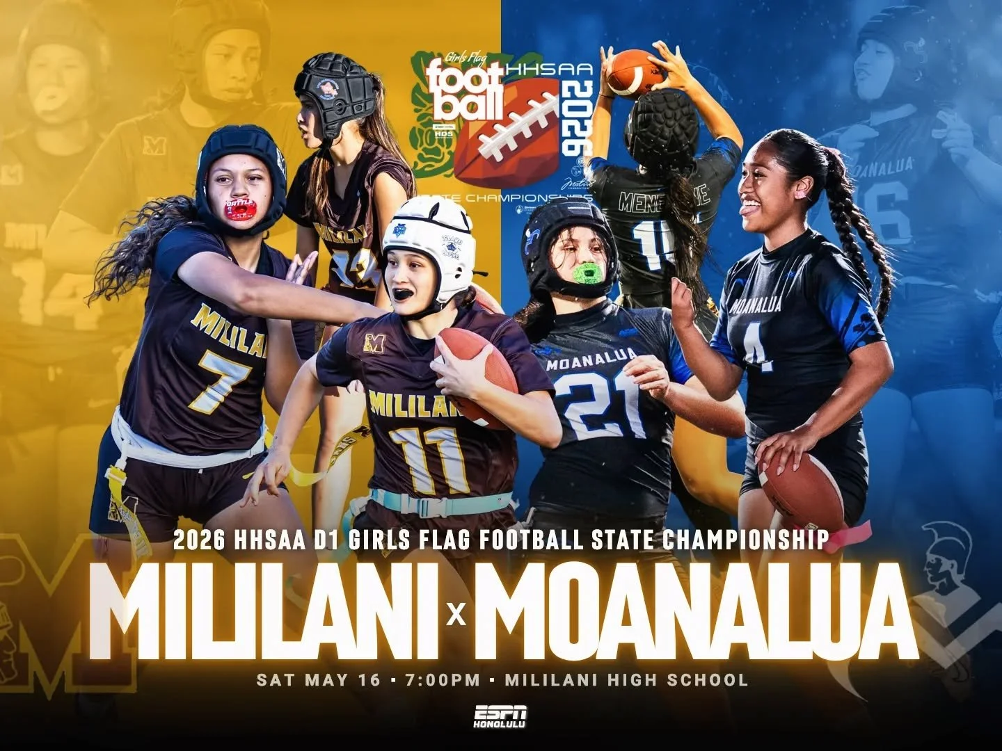It's an OIA battle tonight for the state 🏆 

Mililani vs. Moanalua at 7pm at Mililani HS! 🏈

📻 Listen live on The New 1420 - Hawaii's News &amp; Sports (1420 AM)

📸 @yasunariphotography @lorimckeownphotography