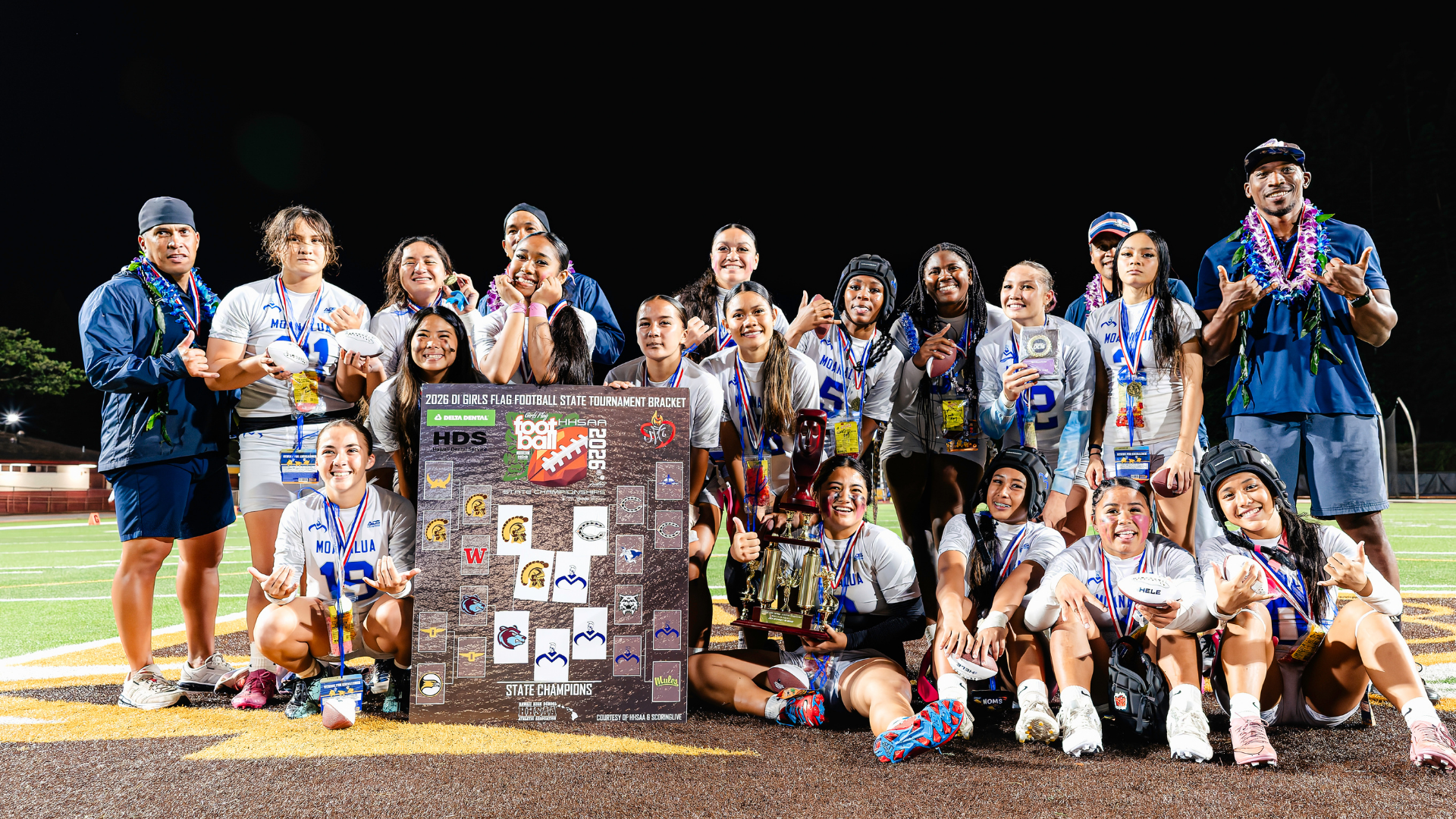 Moanalua Rallies Past Mililani Late to Capture Division I Flag Football State Title