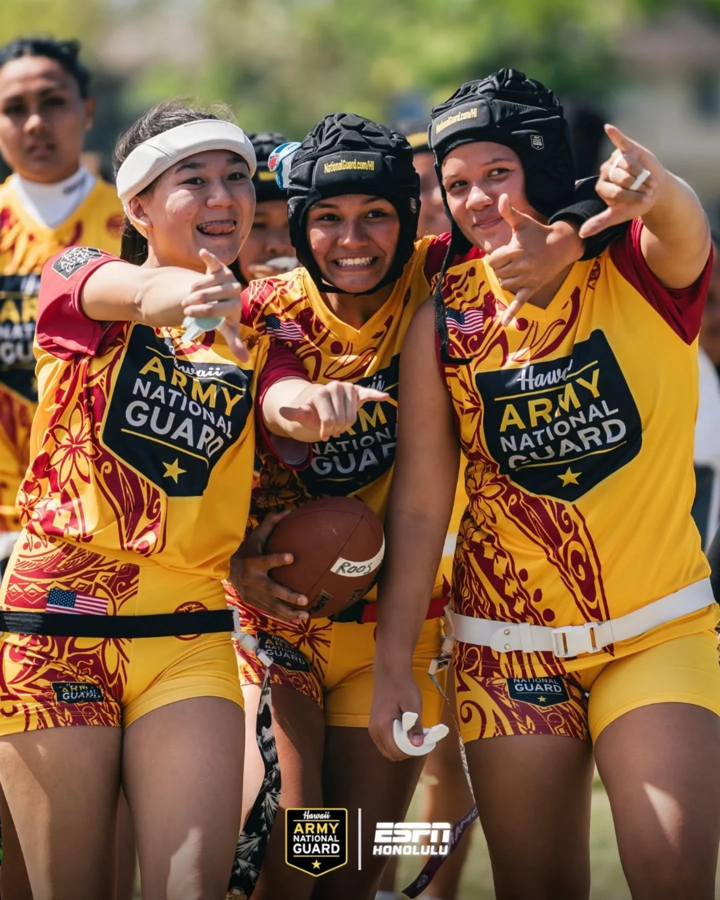 Day 1 of the @hi_armynationalguard Girls Flag Football Tournament brought the energy 🔥🏈

More action ahead tomorrow. 👀

📸 @yasunariphotography