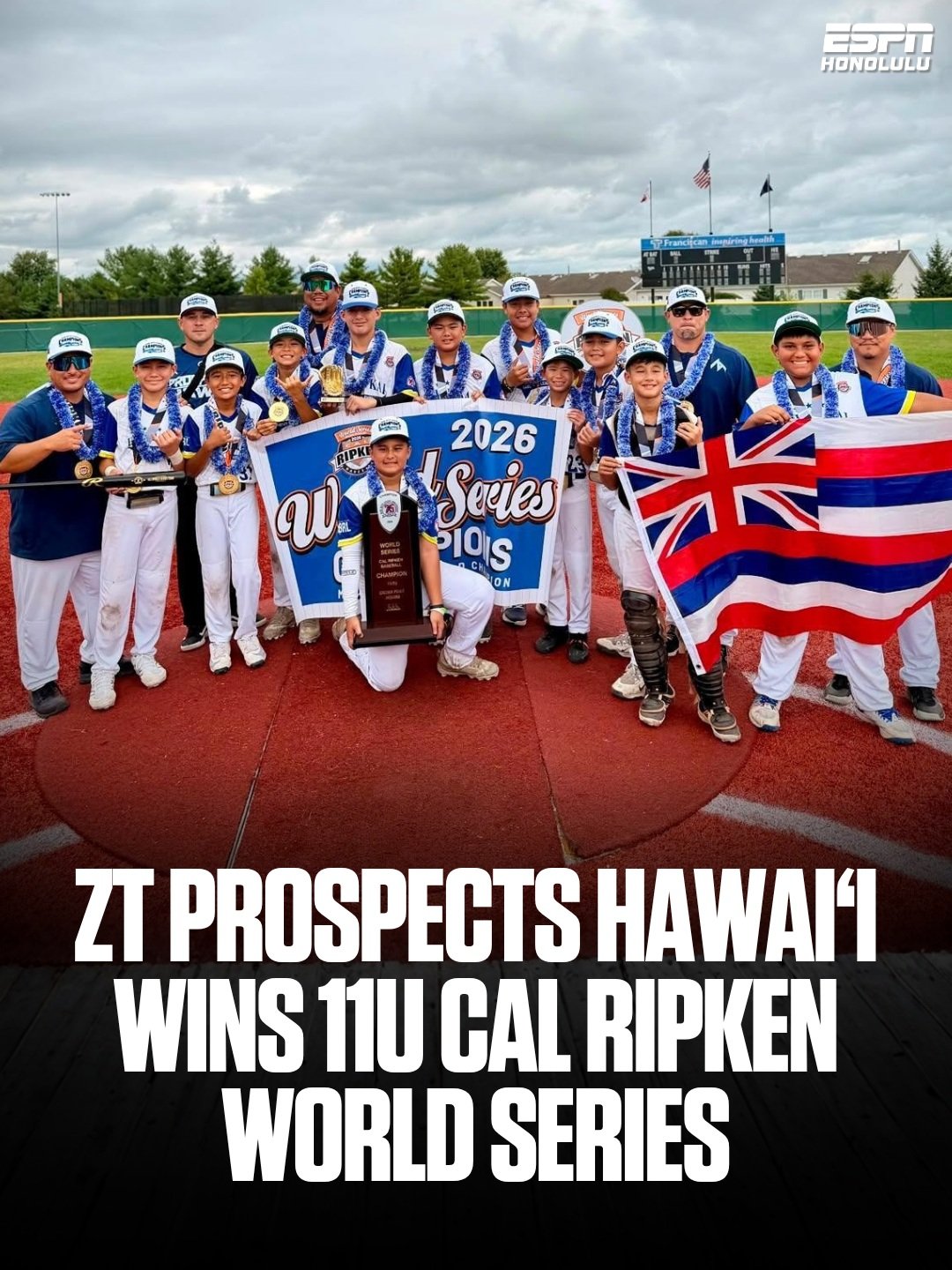 #ICYMI: ZT Prospects are Cal Ripken 11U World Series Champions! 🏆⚾️

The Hawaiʻi Kai-based team completed a perfect 7-0 run in Crown Point, Indiana, scoring 41 runs while allowing just five throughout the tournament.

Congratulations to ZT Prospects