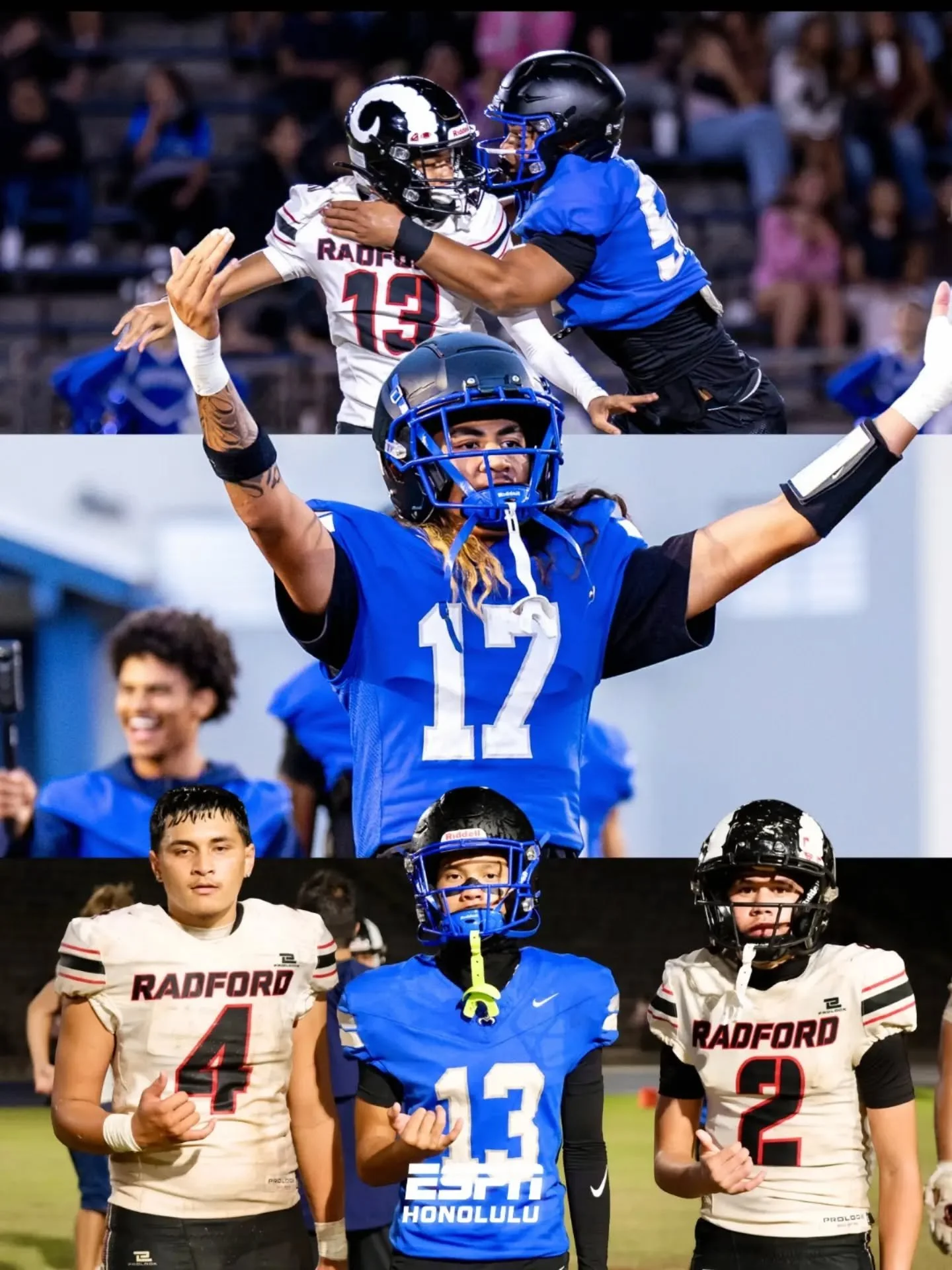 Moanalua starts OIA Division I play with a 21-0 shutout win over Radford.

📸 @lorimckeownphotography + @shutterproof_808