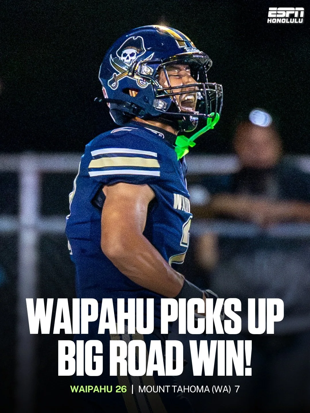 WAIPAHU GETS THE W ON THE ROAD 🏈✈️ 

The Marauders pick up a win over Mount Tahoma in Washington and improve to 3-1 on the season.

@lorimckeownphotography