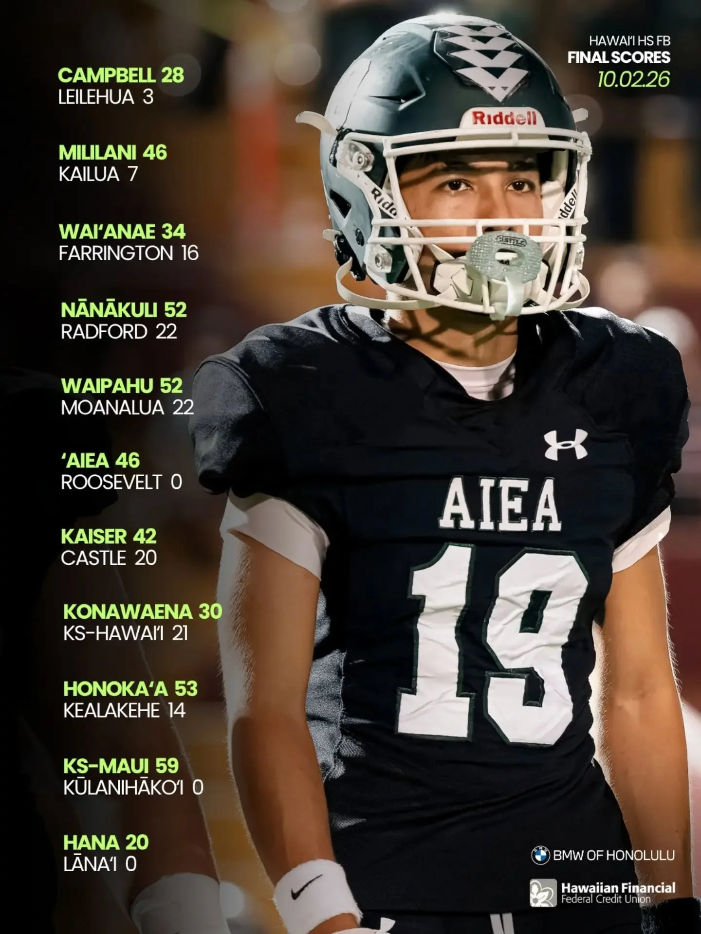 Hello, October! 👋🏽🍂🏈

*Select scores courtesy of @scoringlive

📸 @yasunariphotography