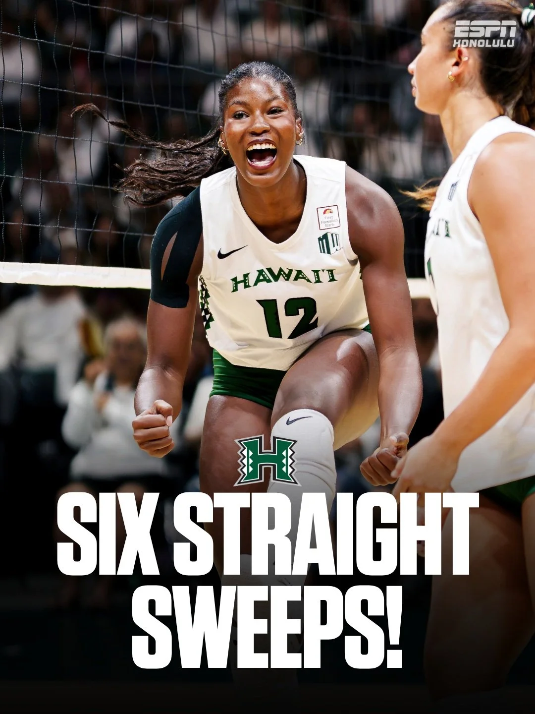 SIX STRAIGHT SWEEPS! 🧹🏐🔥

The Rainbow Wahine remain perfect in Mountain West play at 6-0 after sweeping San Jos&eacute; State on Friday and Saturday night!

Hawaiʻi has now won six consecutive matches in straight sets to keep its unbeaten conferen