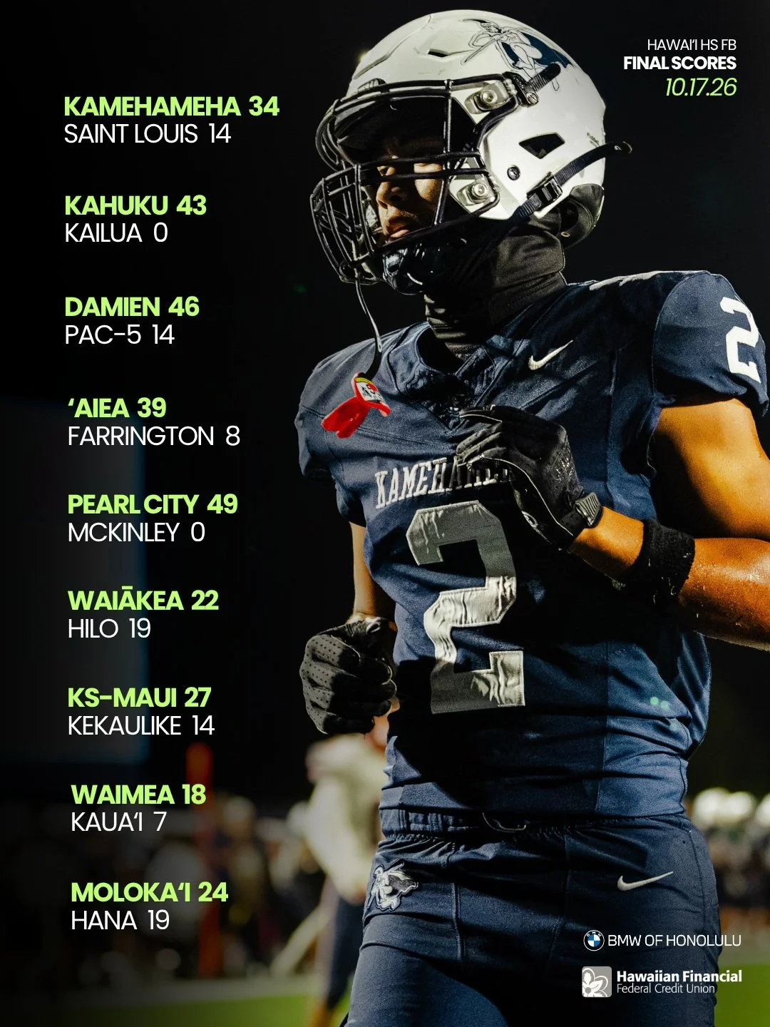 #ICYMI: Scores from Saturday

Select scores courtesy of @scoringlive 

@pineapple.production_