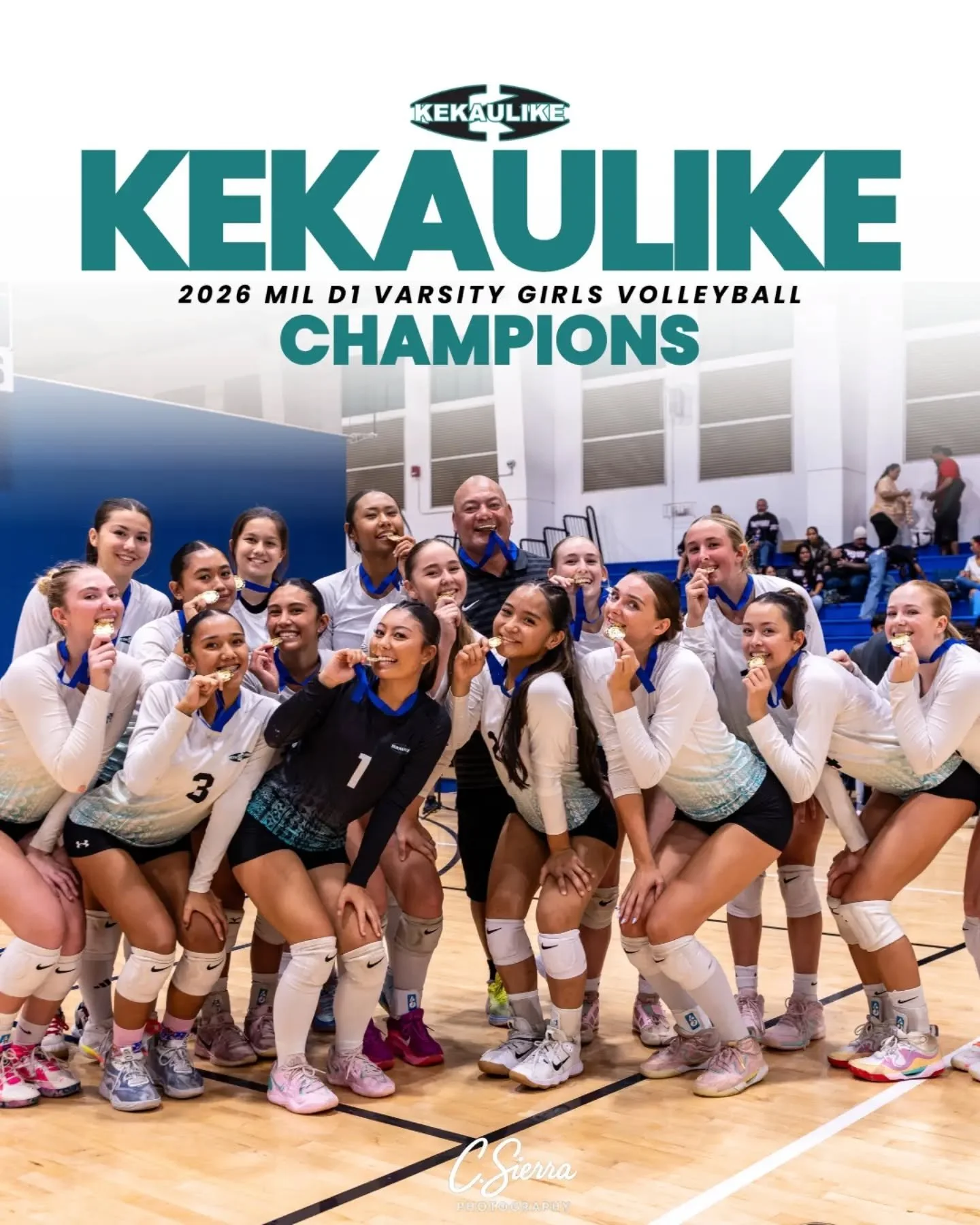 MIL DIVISION I CHAMPIONS! 🏆🏐

Kekaulike rallies after dropping the opening set to defeat Kamehameha Maui in four sets (20-25, 25-18, 25-20, 25-21) and capture the 2026 MIL Division I Girls Volleyball Championship!

📸 @csp_maui
