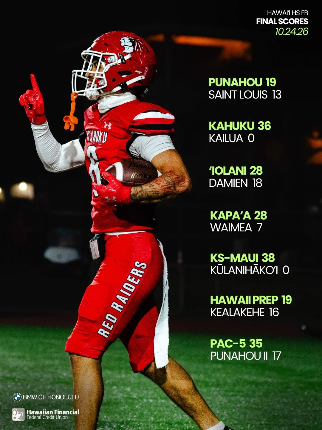 #ICYMI: Saturday 10.24 Scores

Select scores courtesy of @scoringlive 

📸 @pineapple.production_