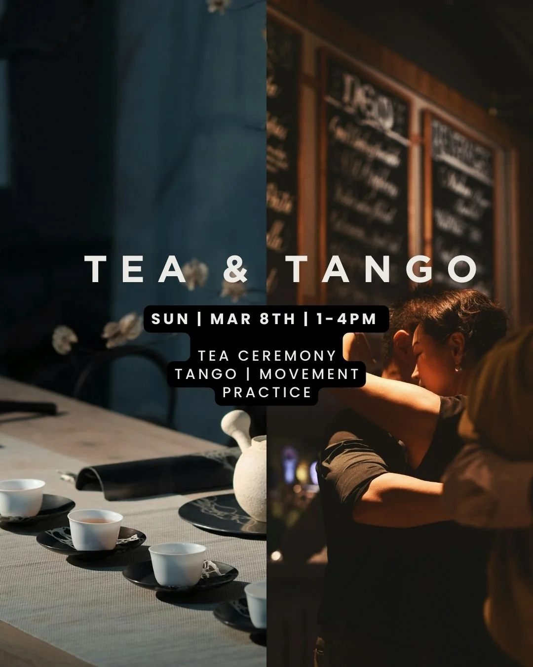 April 19th - Tea & Tango - NYC