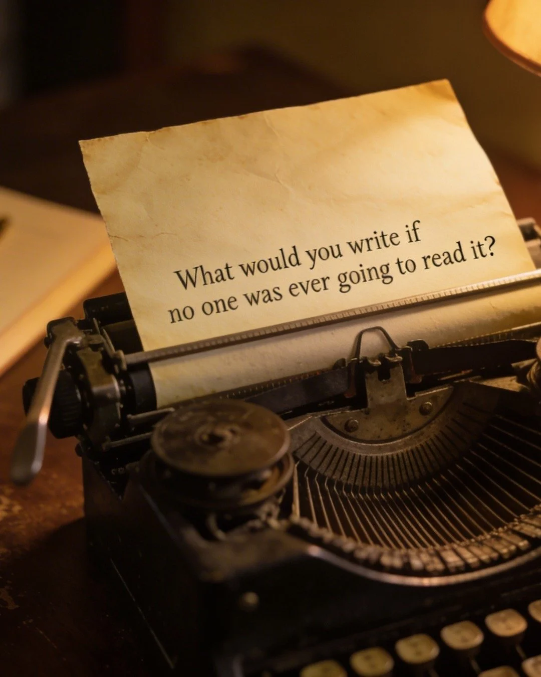 Seriously though 📓

What would you write if you knew
absolutely no one would ever read it?

No performing
No explaining
No editing for someone else's comfort

Just the actual truth of what's
going on inside your head right now

That's what the journ