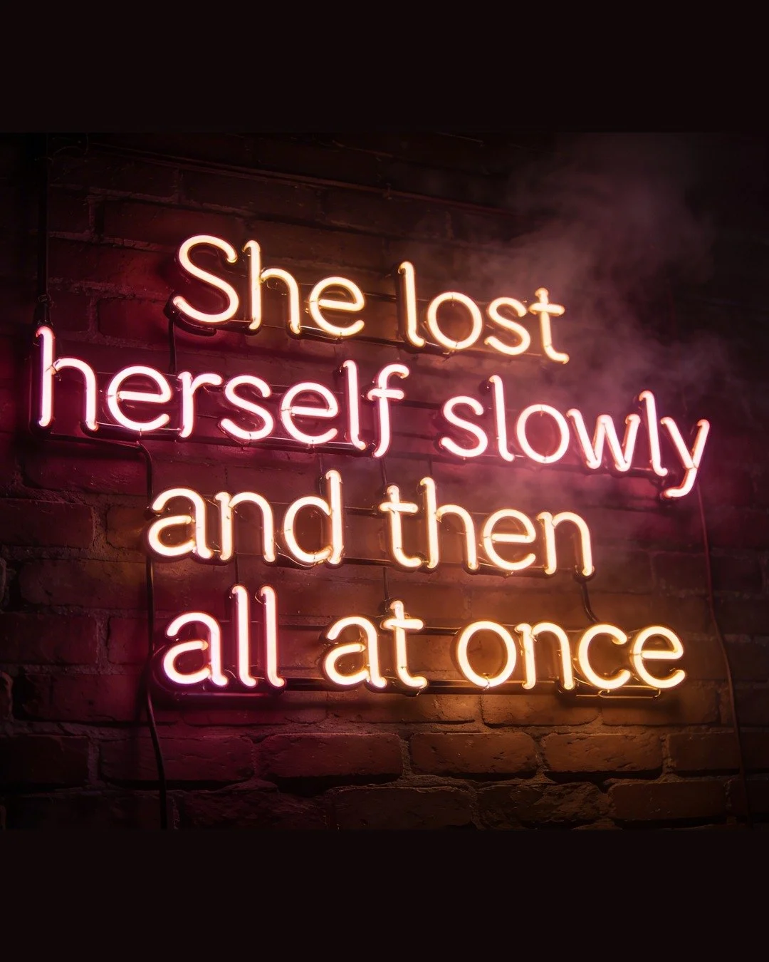 It happened so quietly didn't it 💔

No dramatic moment.
No single decision.
Just slowly... less of her.
Until one day you looked up and wondered
where she went.

She's not gone.
Write to her tonight.

Prompt: What does rebuilding look like for you r