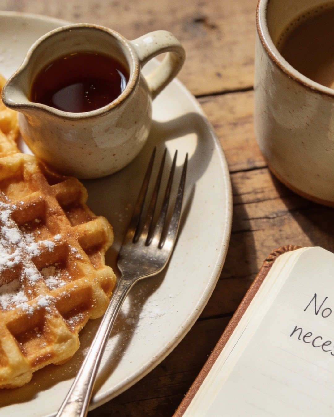 Happy National Waffle Day 🧇

A gentle reminder that you do not need to:

Earn your breakfast
Justify your order
Split it with someone who 
"just wants a bite"
Feel guilty about the syrup
Explain to anyone why you wanted waffles

She ordere