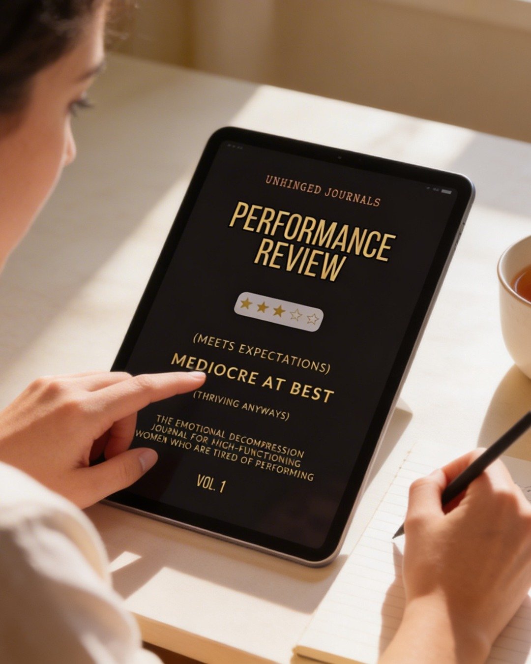 Your performance review didn&rsquo;t mention the emotional labor.

This journal does.

#emotionalintelligence #burnouthelp #journalingtherapy #mentalhealthawareness #selfreflectiontools #innerhealing #womeninbusiness #wellnessjourney #emotionalreleas