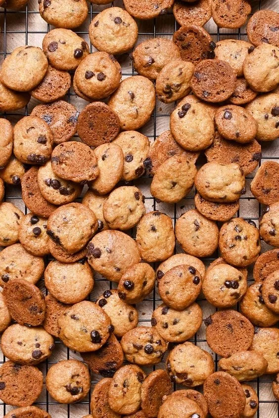 Stuffed New York-style chocolate chip cookies.