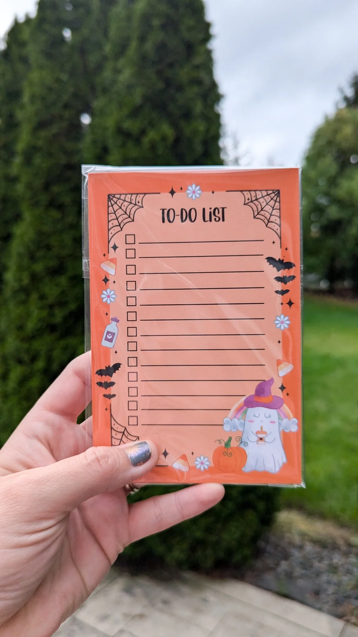 Halloween To-Do 4 x 6 Notepad