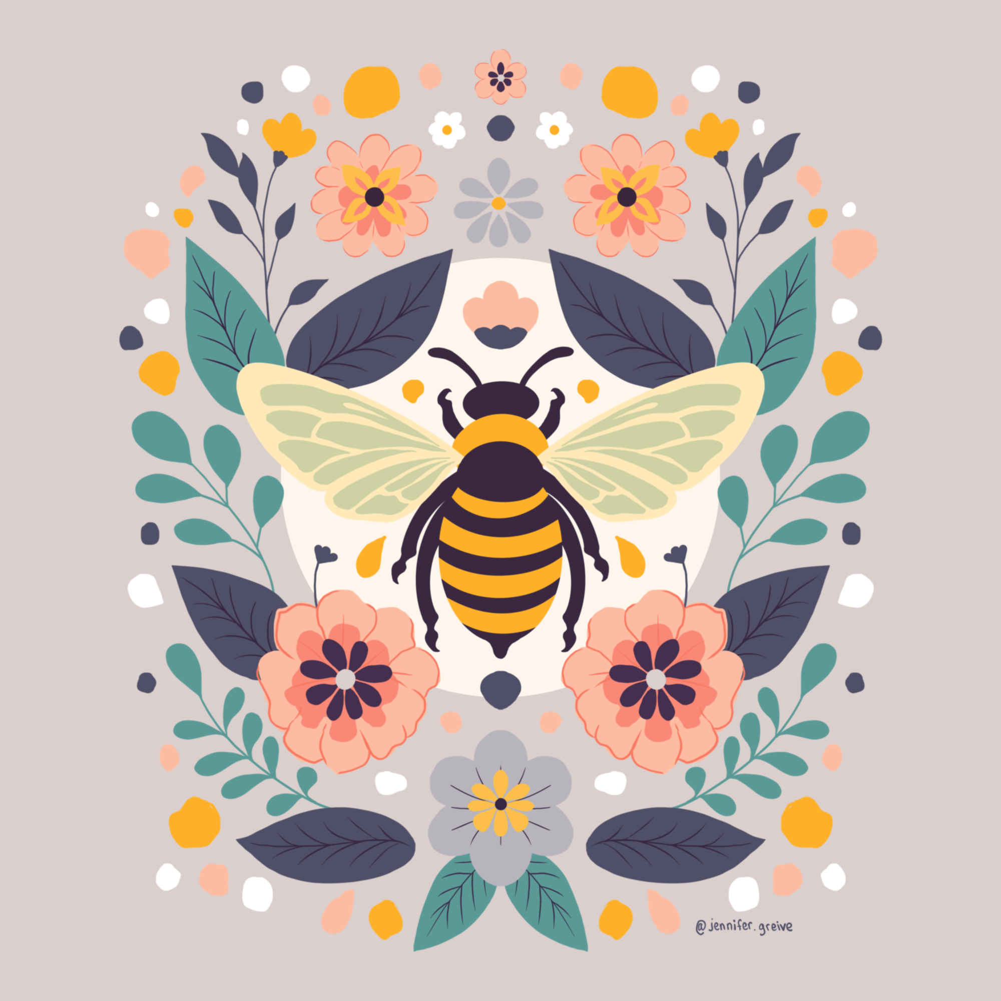 Bee Illustration