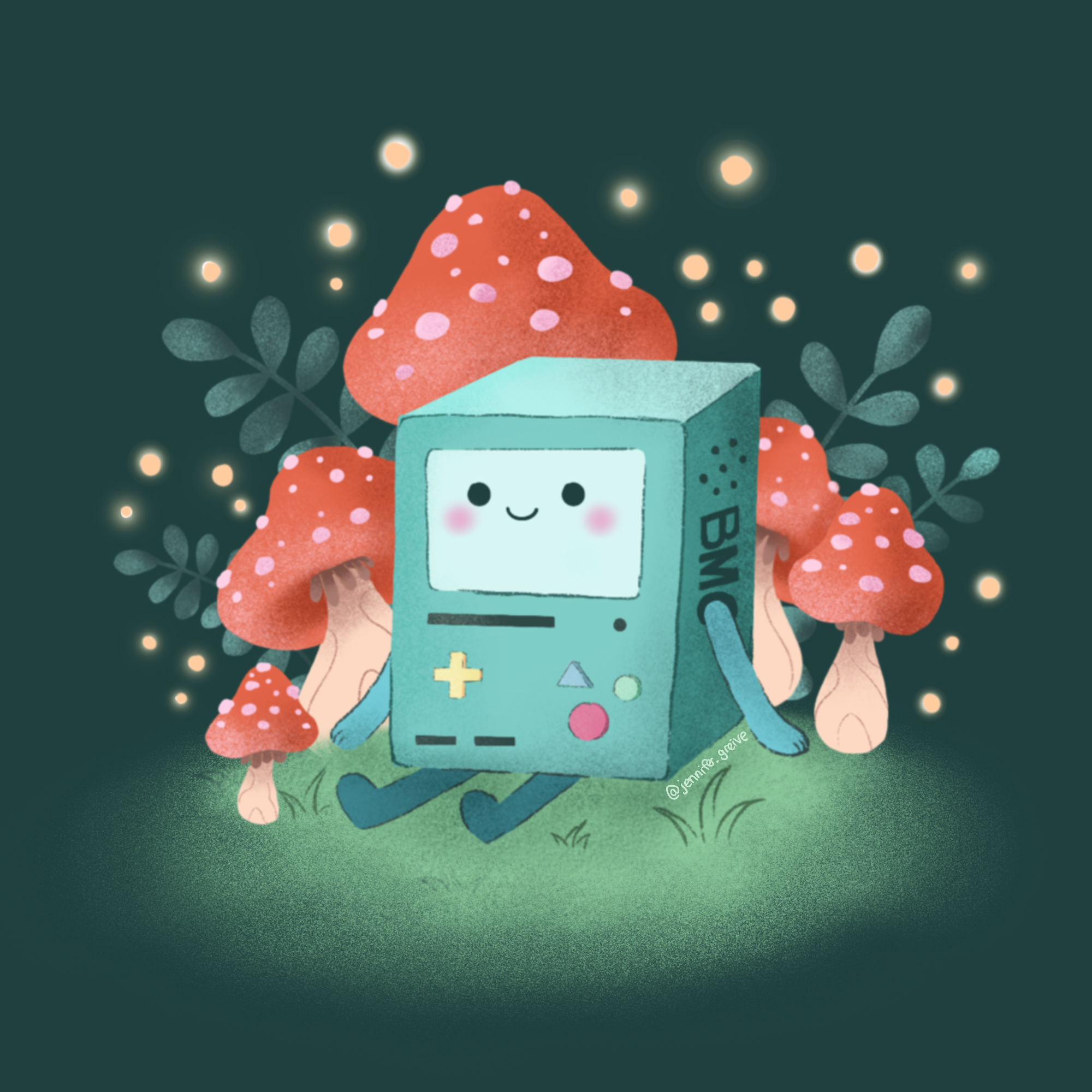 BMO and Mushrooms