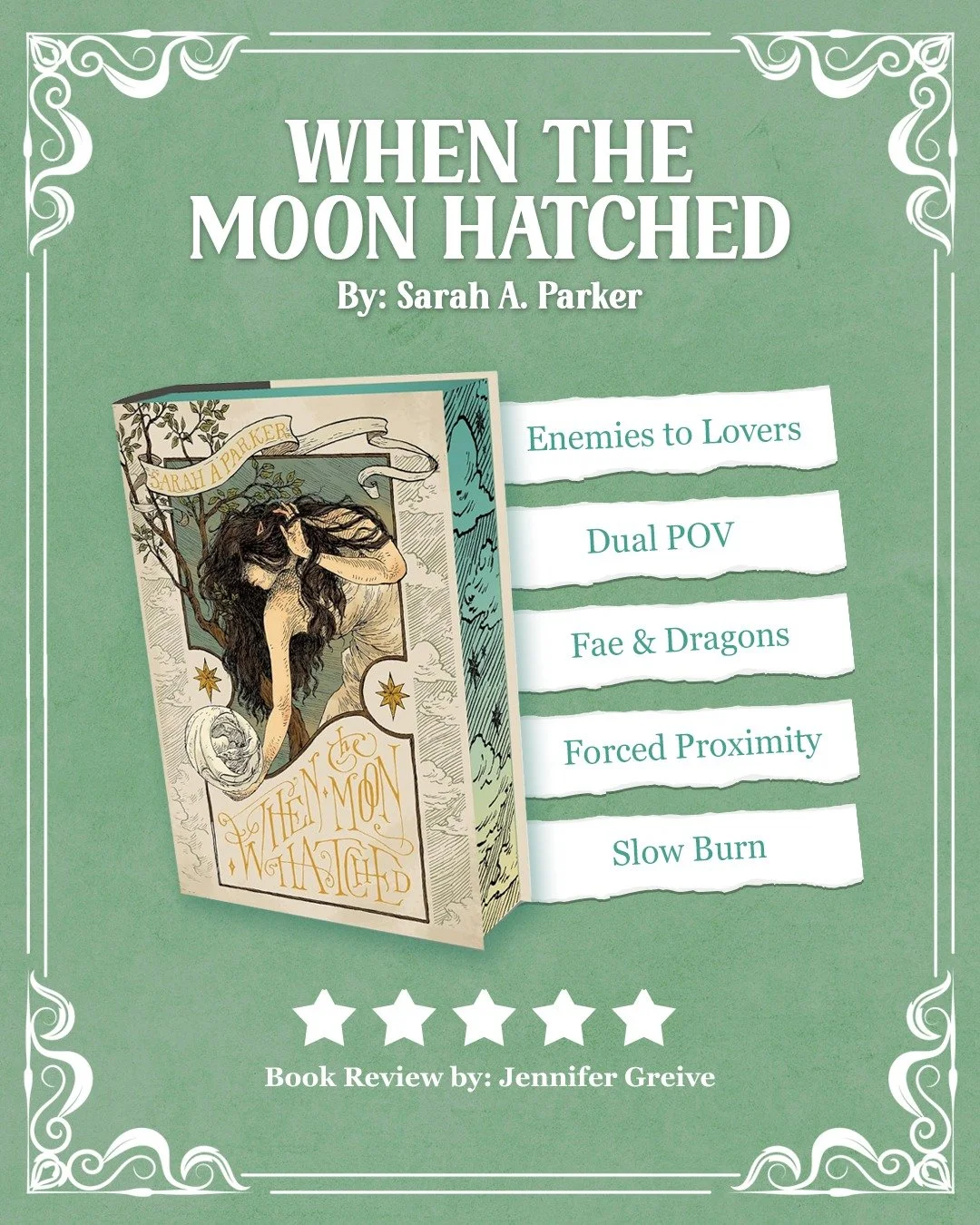 I can't believe it took me this long to pick up this book and read it. How can you not love a book about Dragons, Fae, and other creatures with a love story and spice!

It originally came out in 2024. The original hardcover wasn't out anymore so I ha