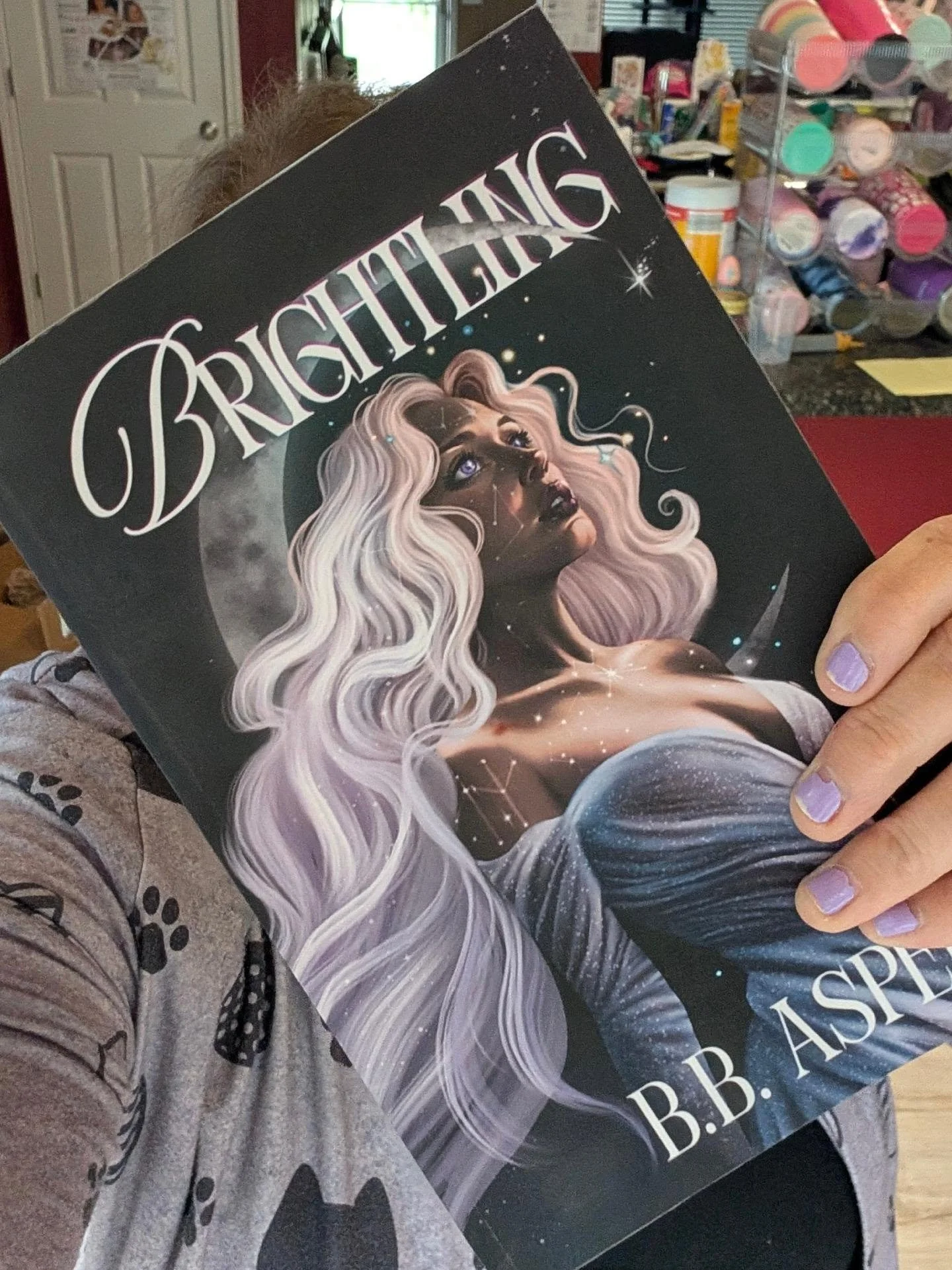 Got my physical copy of Brightling yesterday! ❤️✨ #brightling #indieauthor #bbaspenauthor #spicy #darkurbanromantasy