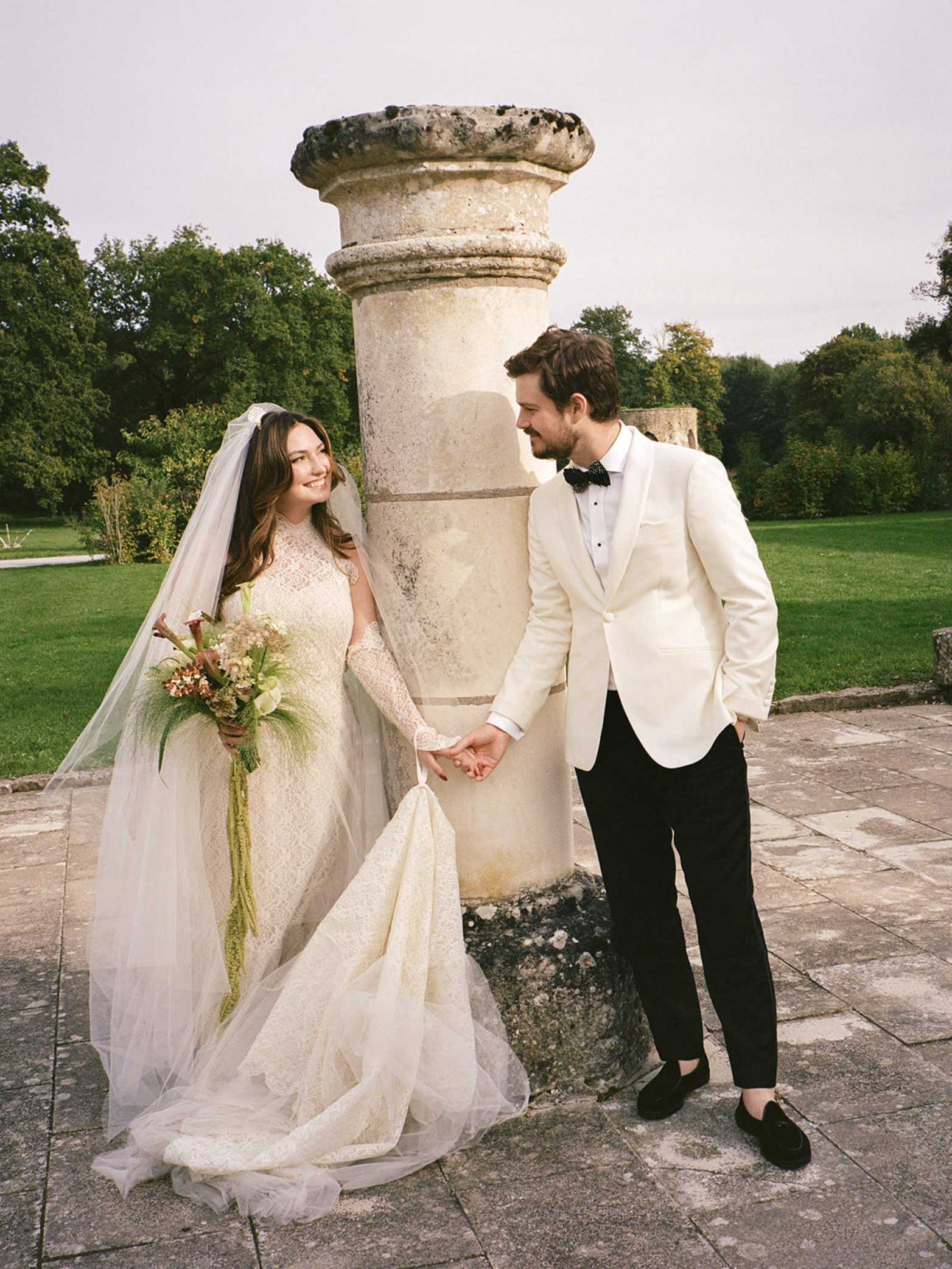 A French Wedding at Abbaye des Vaux-de-Cernay in Paris