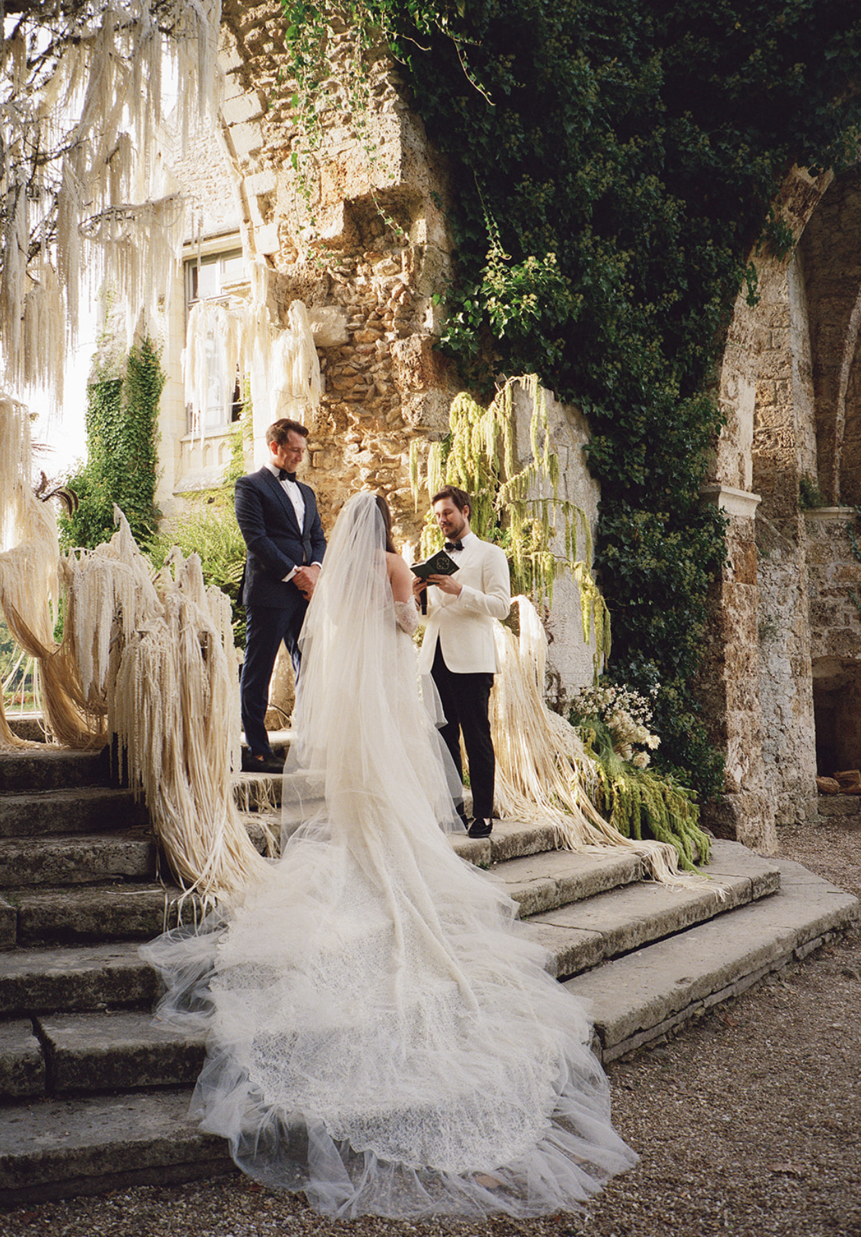 A French Wedding at Abbaye des Vaux-de-Cernay in Paris