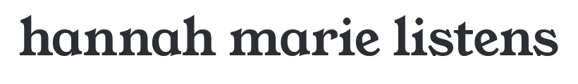 hannah marie listens logo