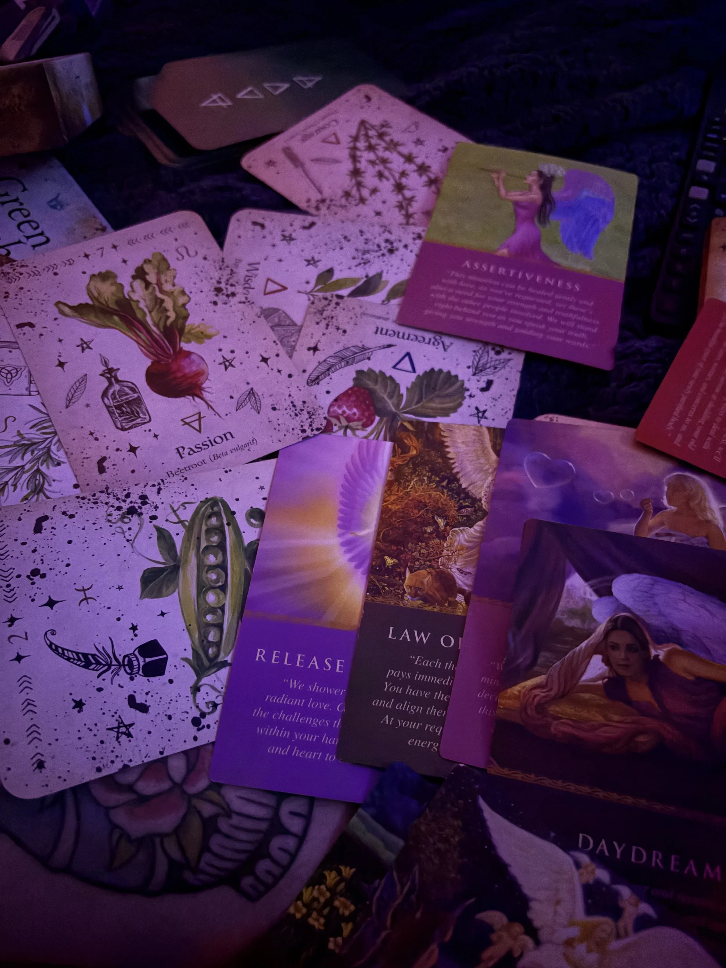 Behind the scenes (tarot reading) 🎬🎞️