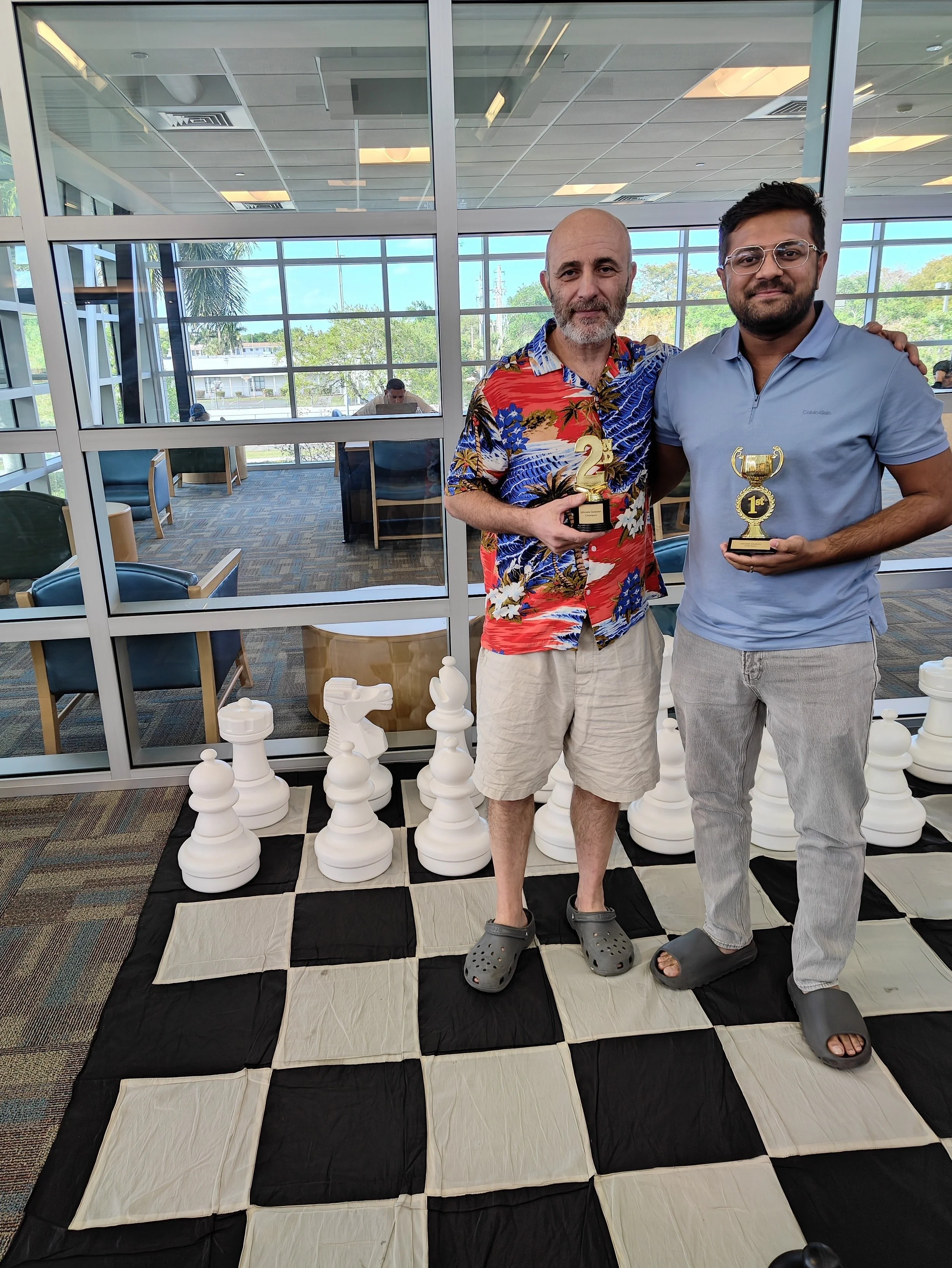 1st Place U1750 Champ Aravind Kasu, 2nd Place Oleksandr Korotkov