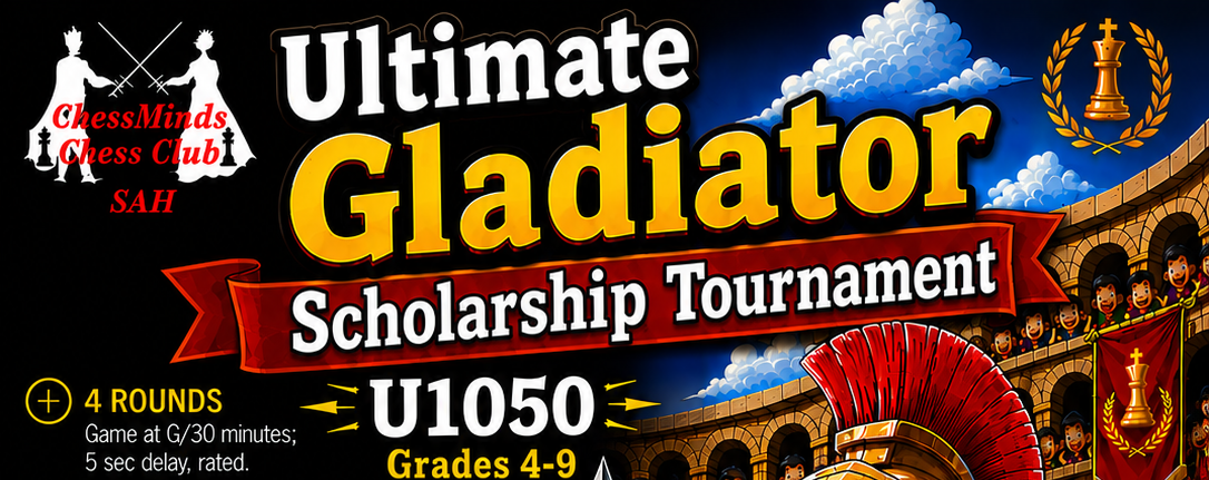 Ultimate Gladiator Scholarship Tournament U1050 Grades 4-9 