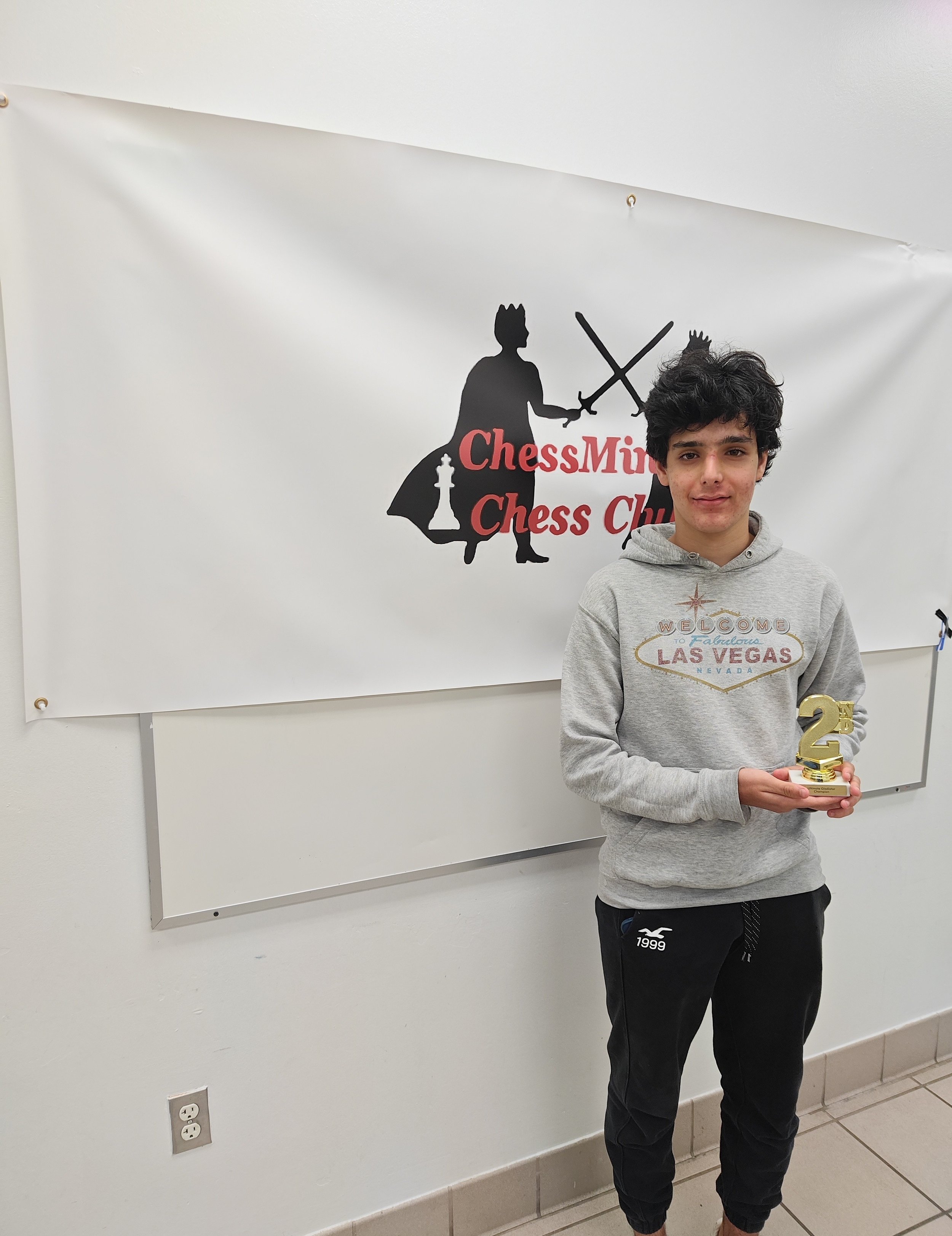 2nd Place U1250 Champ Samuel Kaganovich