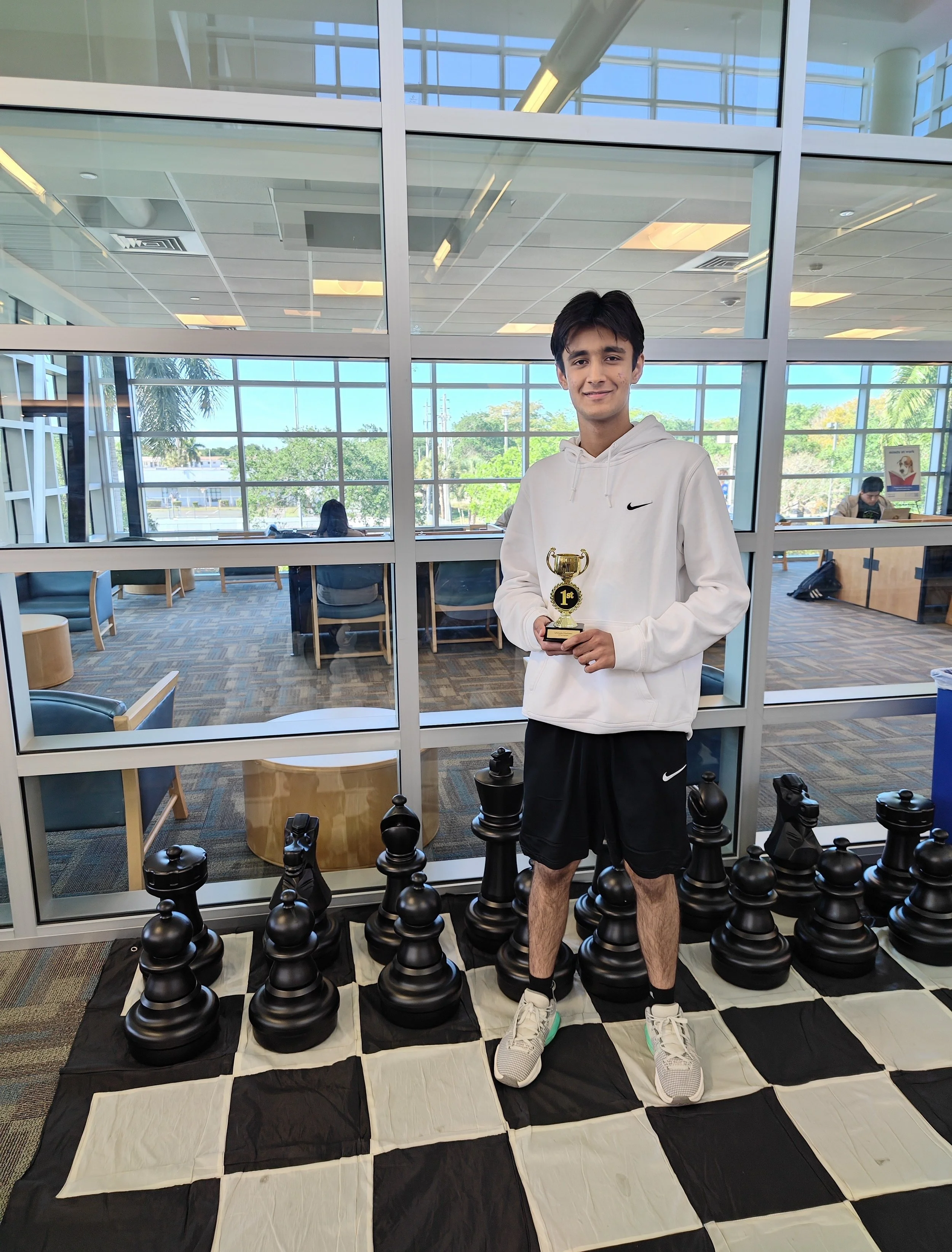 1st Place U2050 Champ tiebreak Arav Singh