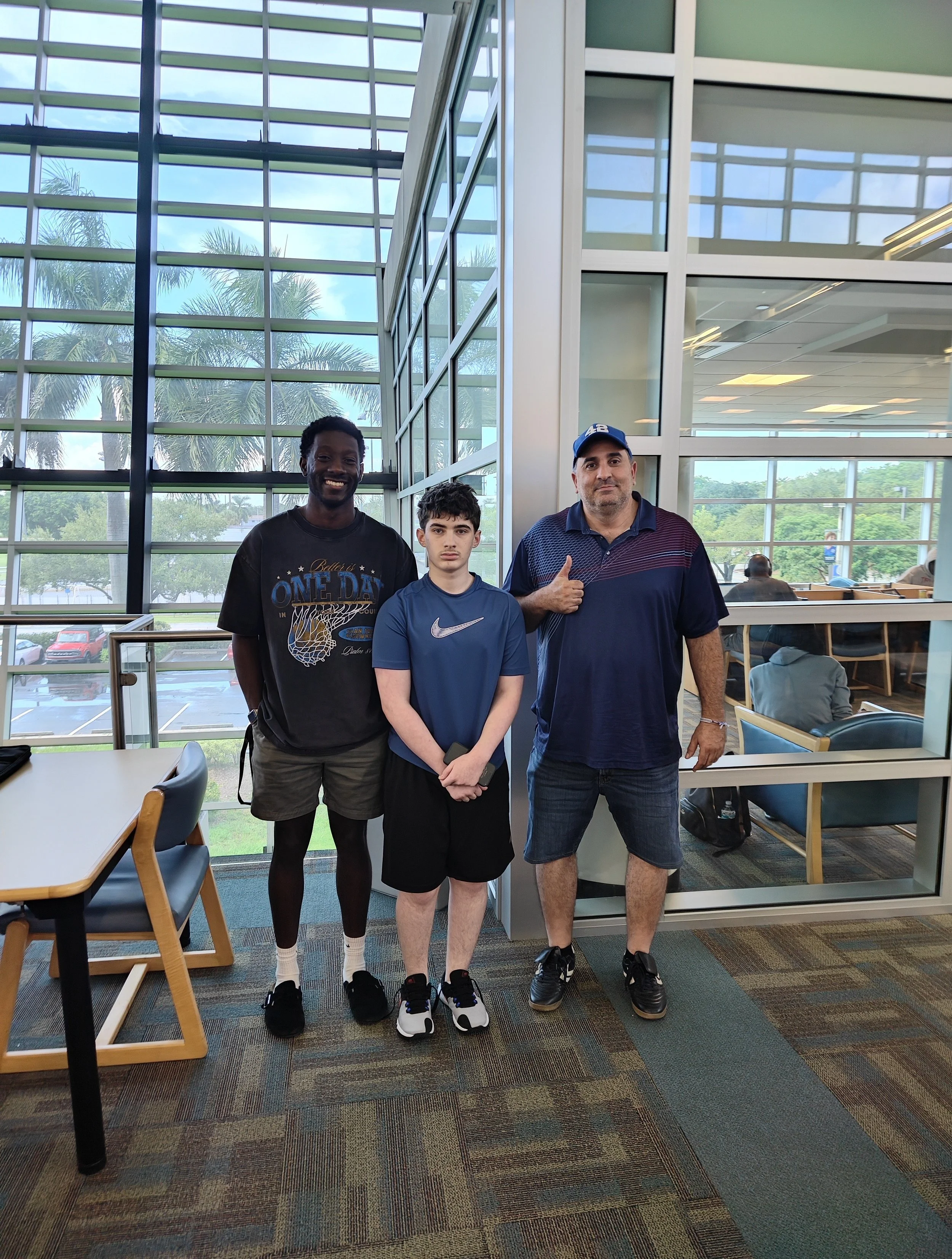 Tourney B 3 way tie Champs 1st Nelson Frioni, 2nd Marvin Belizaire and 3rd Aiden Rader