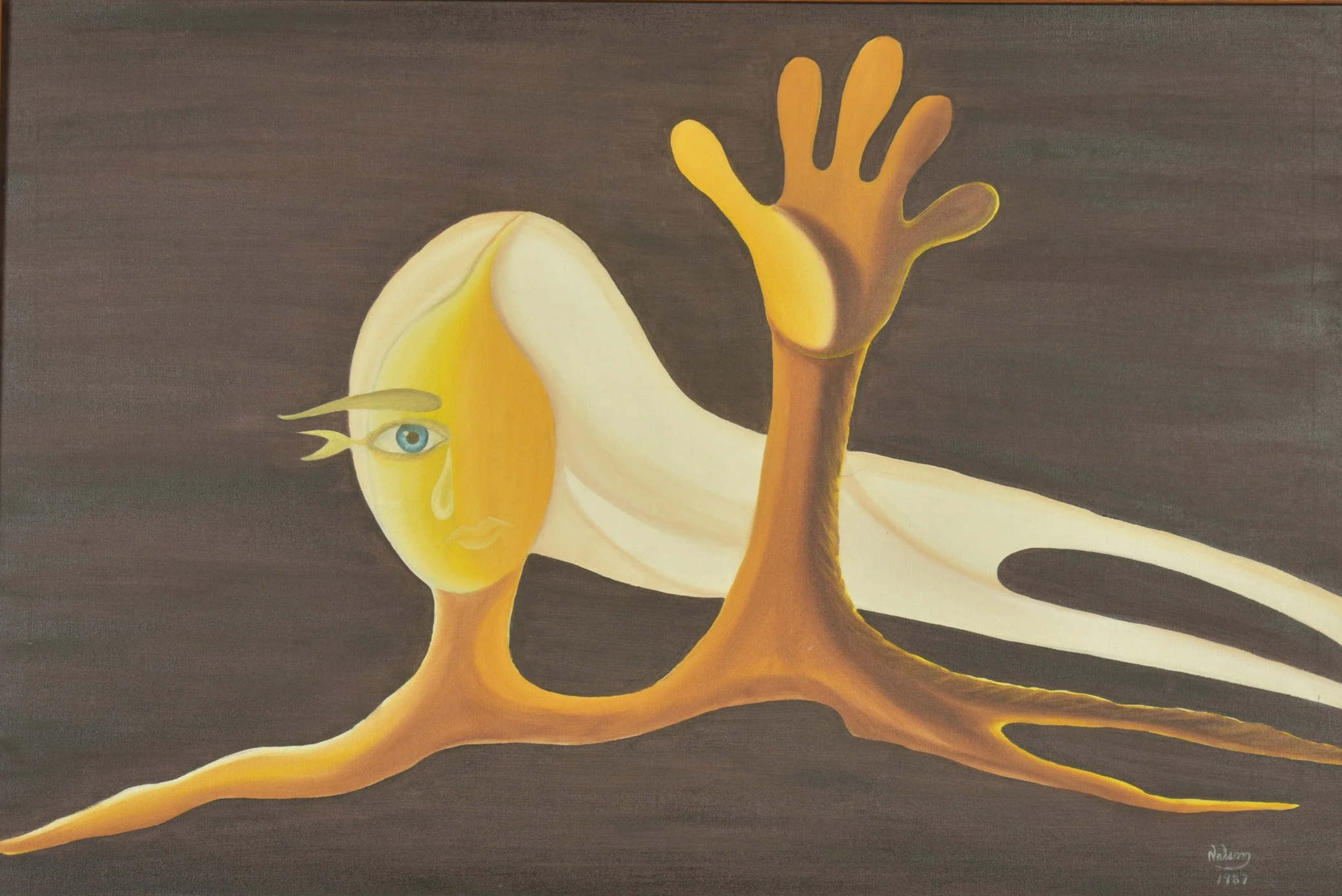 The last one,
Oils - 24 X 36 
$9000.00

1987 - This painting holds a moment when didn't know what to do. It is about being lost and the courage to reach for help.