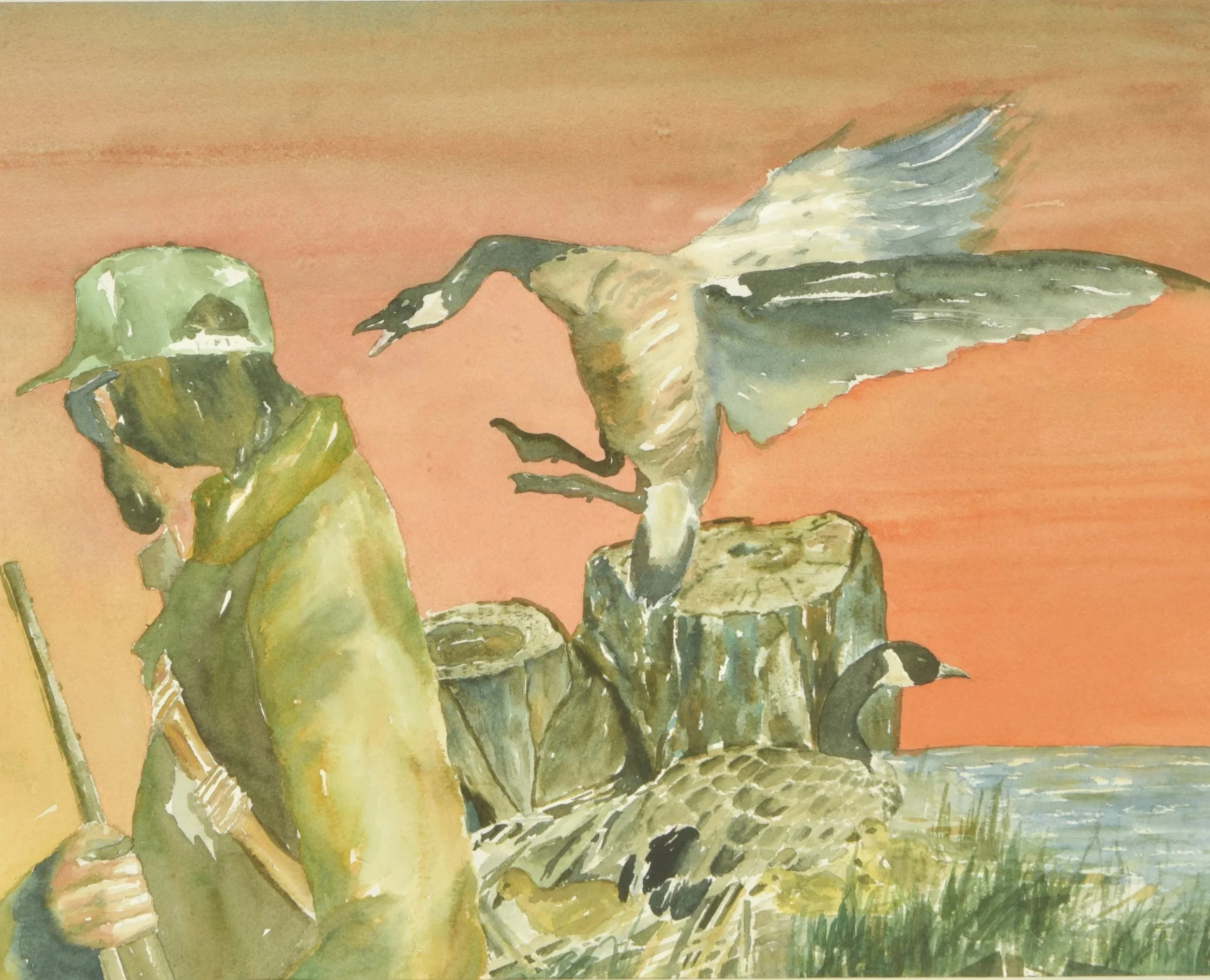 Why Hunt ?
watercolor - 16 X 11 
$40.00 (print)

Life is not a sport. Nature is meant to be Loved.