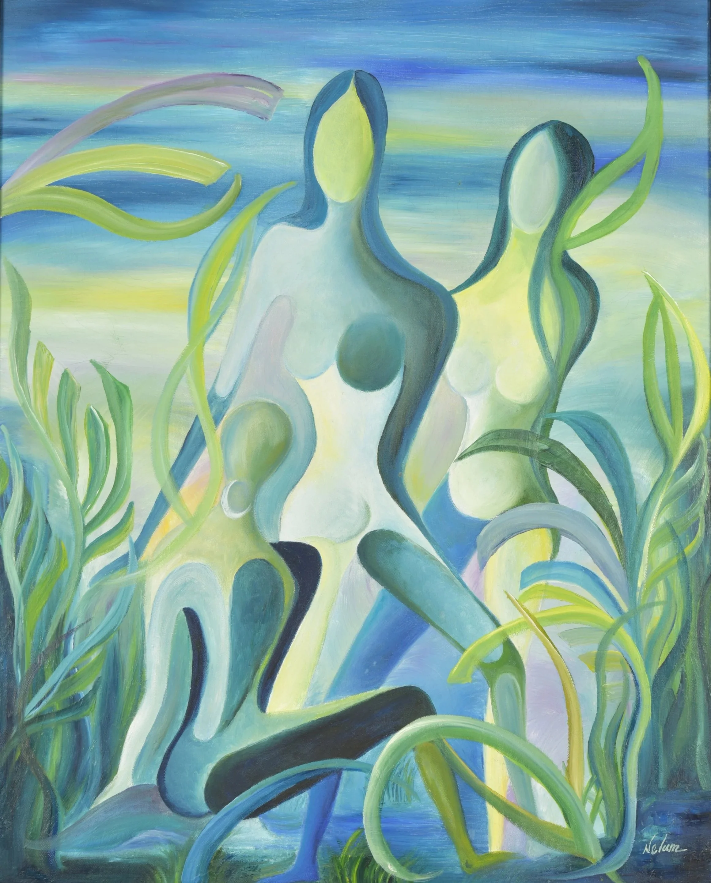 Sisters of the Blue Earth
Oils - 24 X 30
$900.00