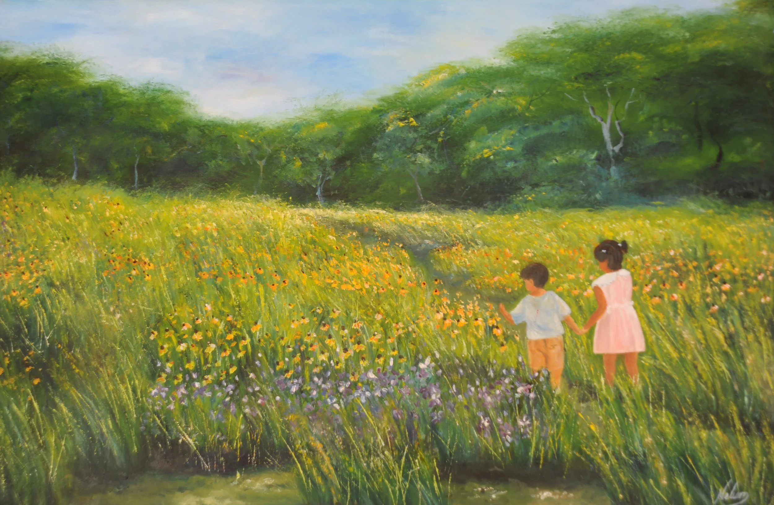 Arbor Hills Nature Preserve
Oils 24 X 36 
$1400