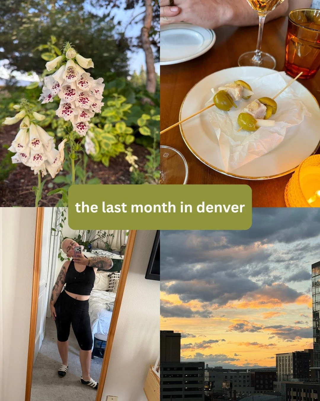 This week's blog in post form! From Denver Botanic Gardens to Heretik to Greek Fest and beyond, see what I've been up to, what I've been eating, and what I've had on tv. 

As always you can read at https://beingbetter.space/blog and the link is in my