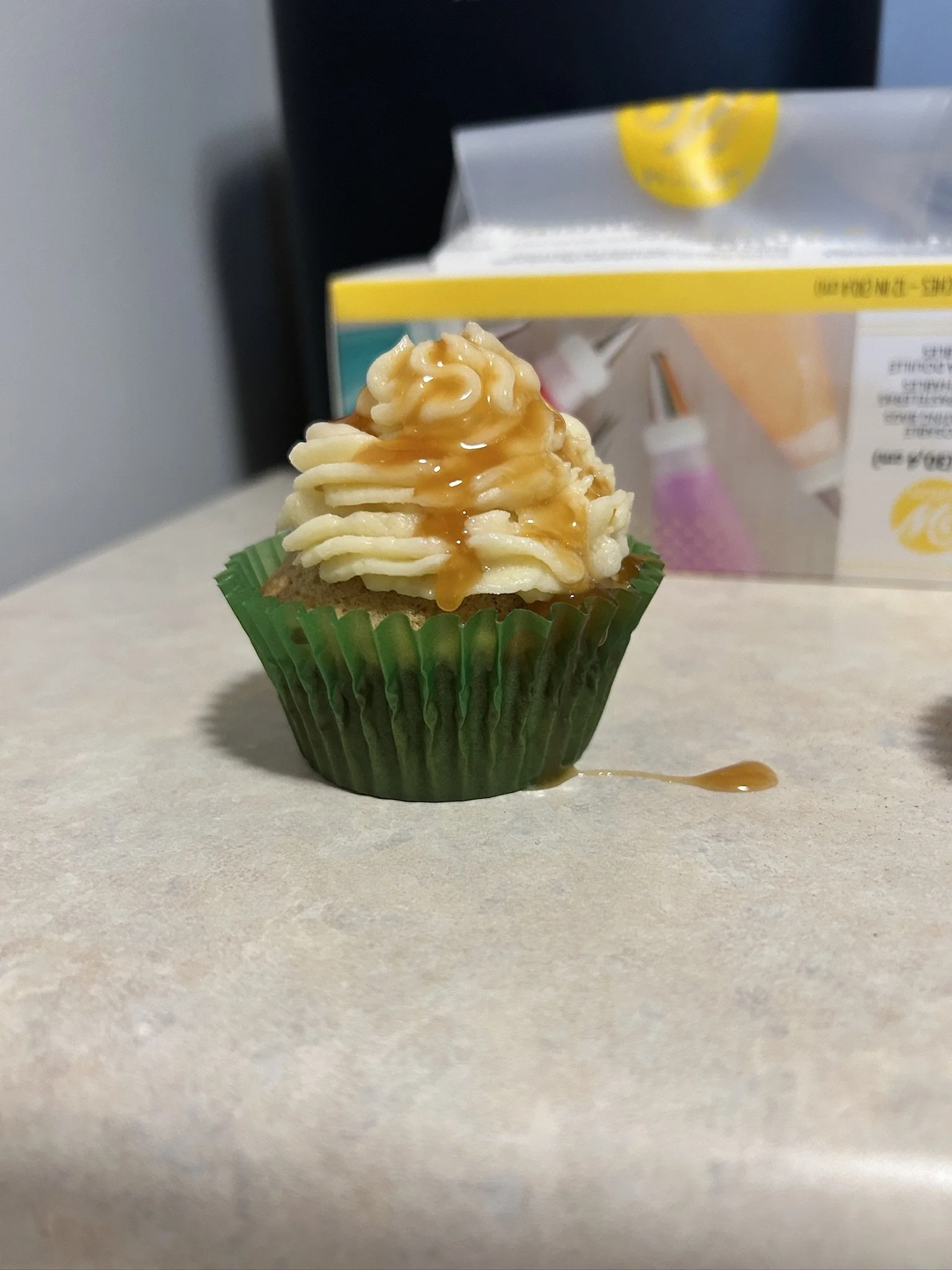 Bourbon Maple Cupcake