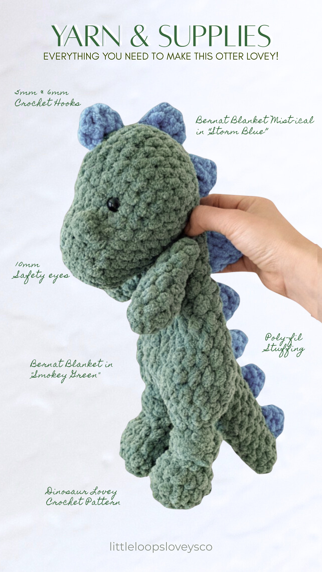 How to Make this Dinosaur Lovey