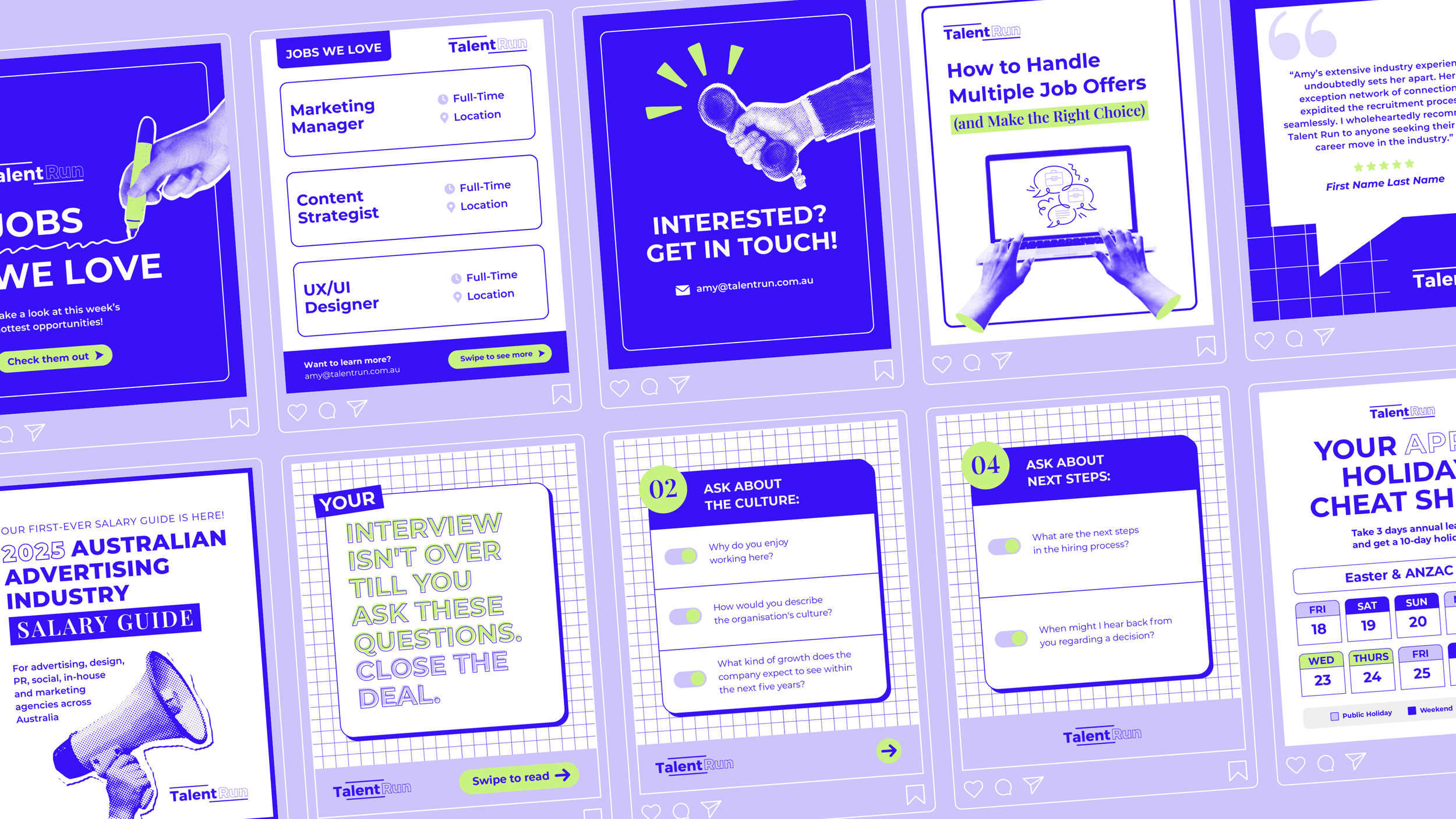 Two colorful web page designs showcasing financial management apps, with vibrant backgrounds, images of smiling diverse people, and bold headings about money management.