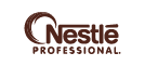 Logo of Nestlé Professional, featuring a stylized bird and the text 'Nestlé Professional' in white on a dark background.