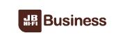 Logo with the text 'Business' and initials 'JB' in a dark red and brown color scheme.