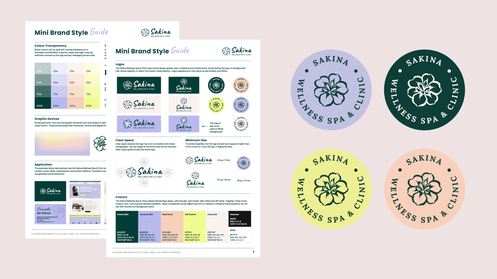Multiple menu banners for Little Dimple restaurant, including a large red banner with white text repeating 'MENU' four times, and smaller white and green menus listing dishes like hot dumplings, little sides, and cocktails.