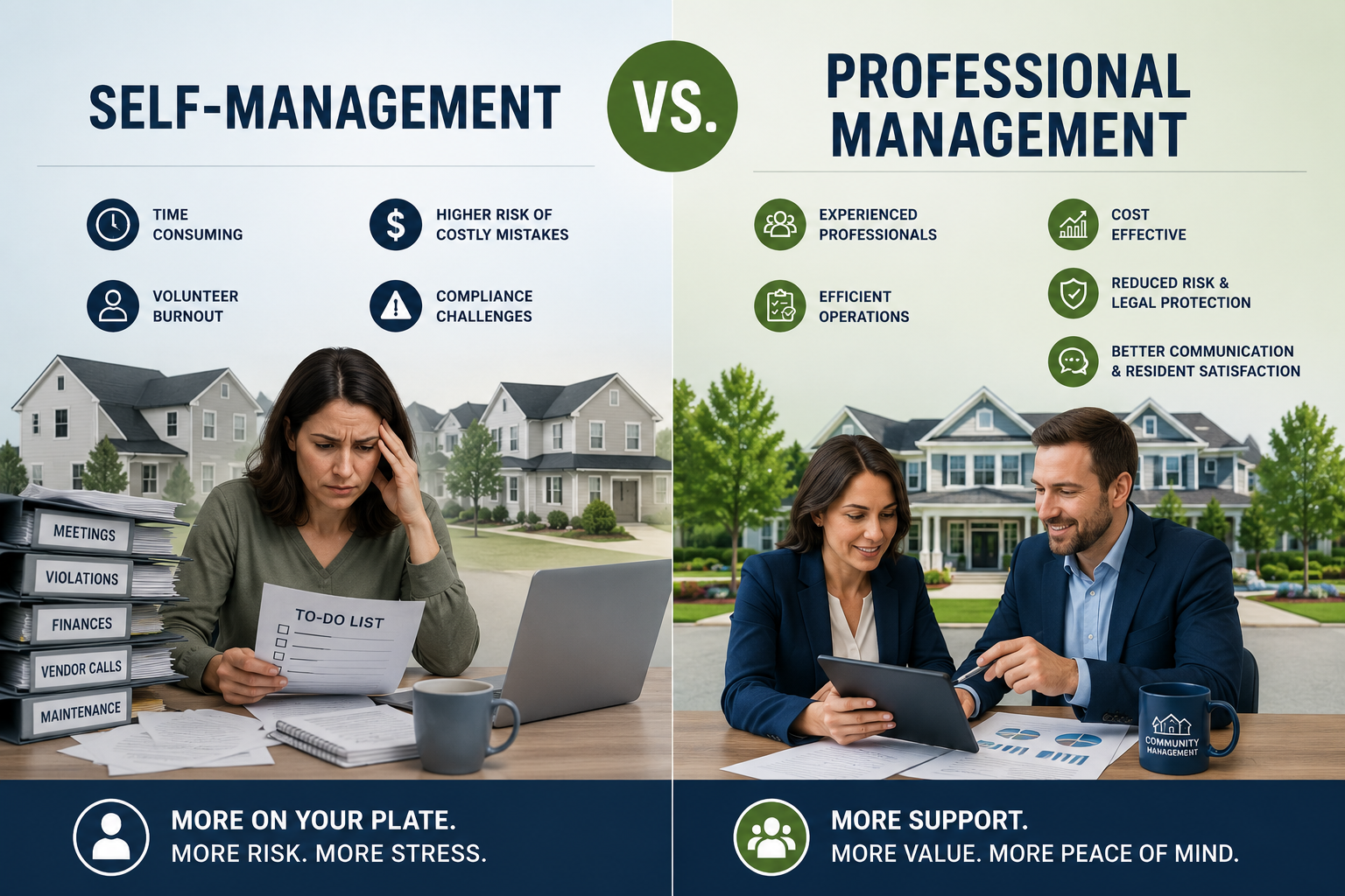 Self-Management vs. Professional Management