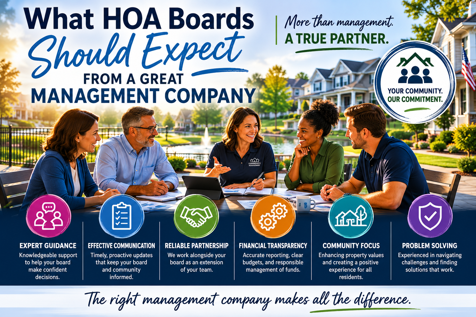 What HOA Boards Should Expect From a Great Management Company…