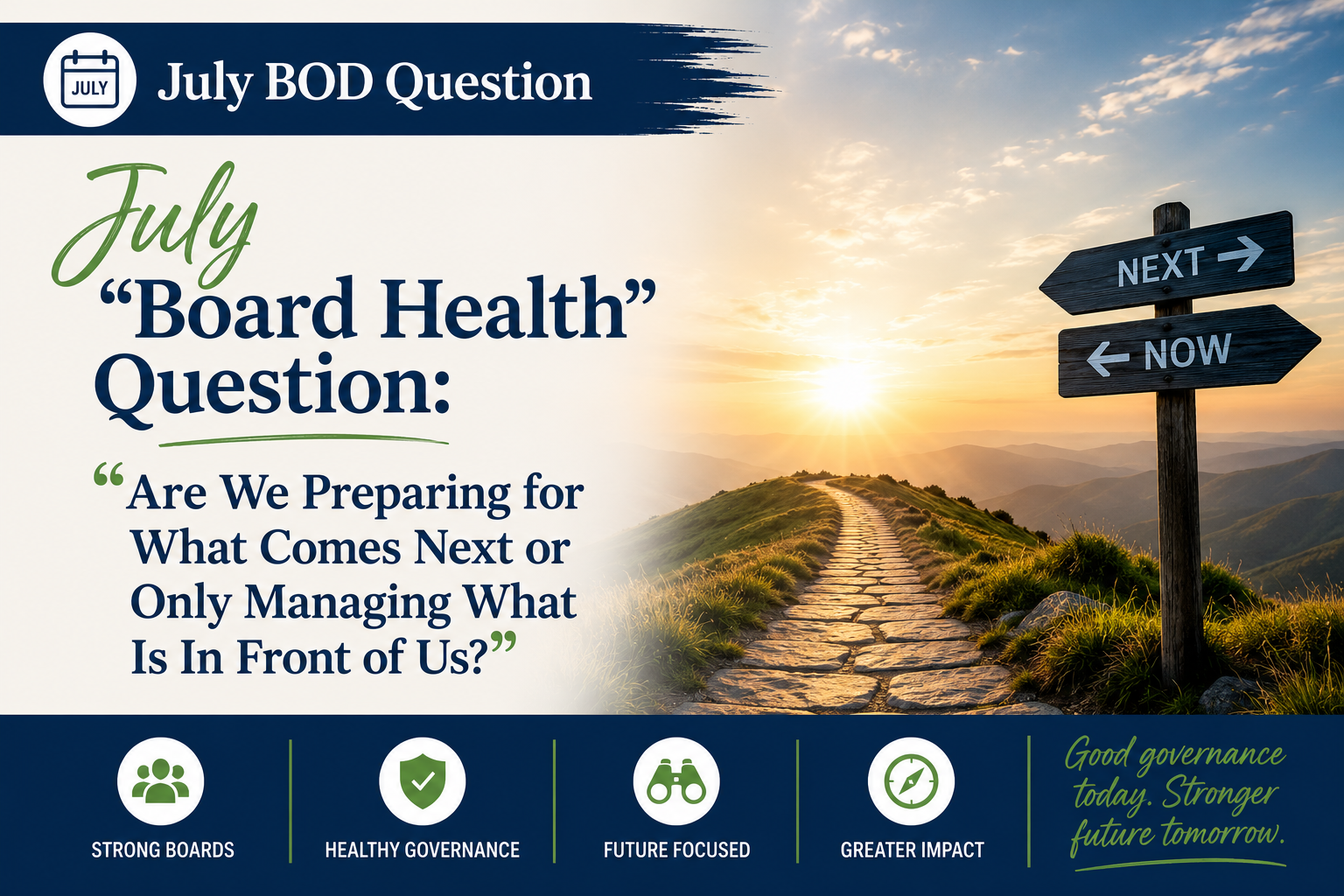 July “Board Health” Question
