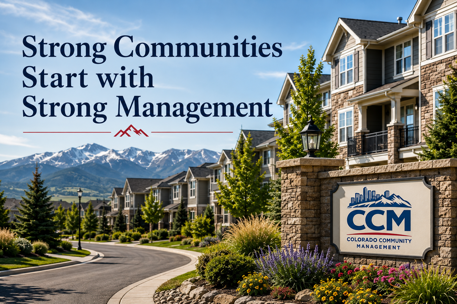 Strong Communities Start with Strong Management