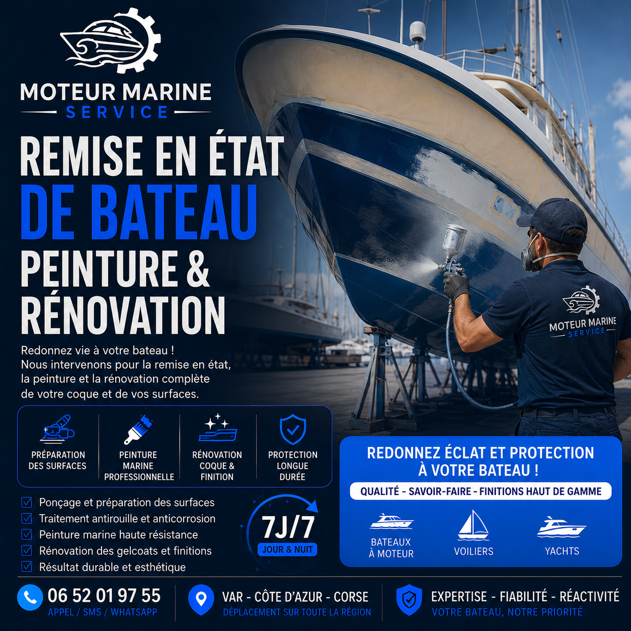 Remise en Etat Bateau